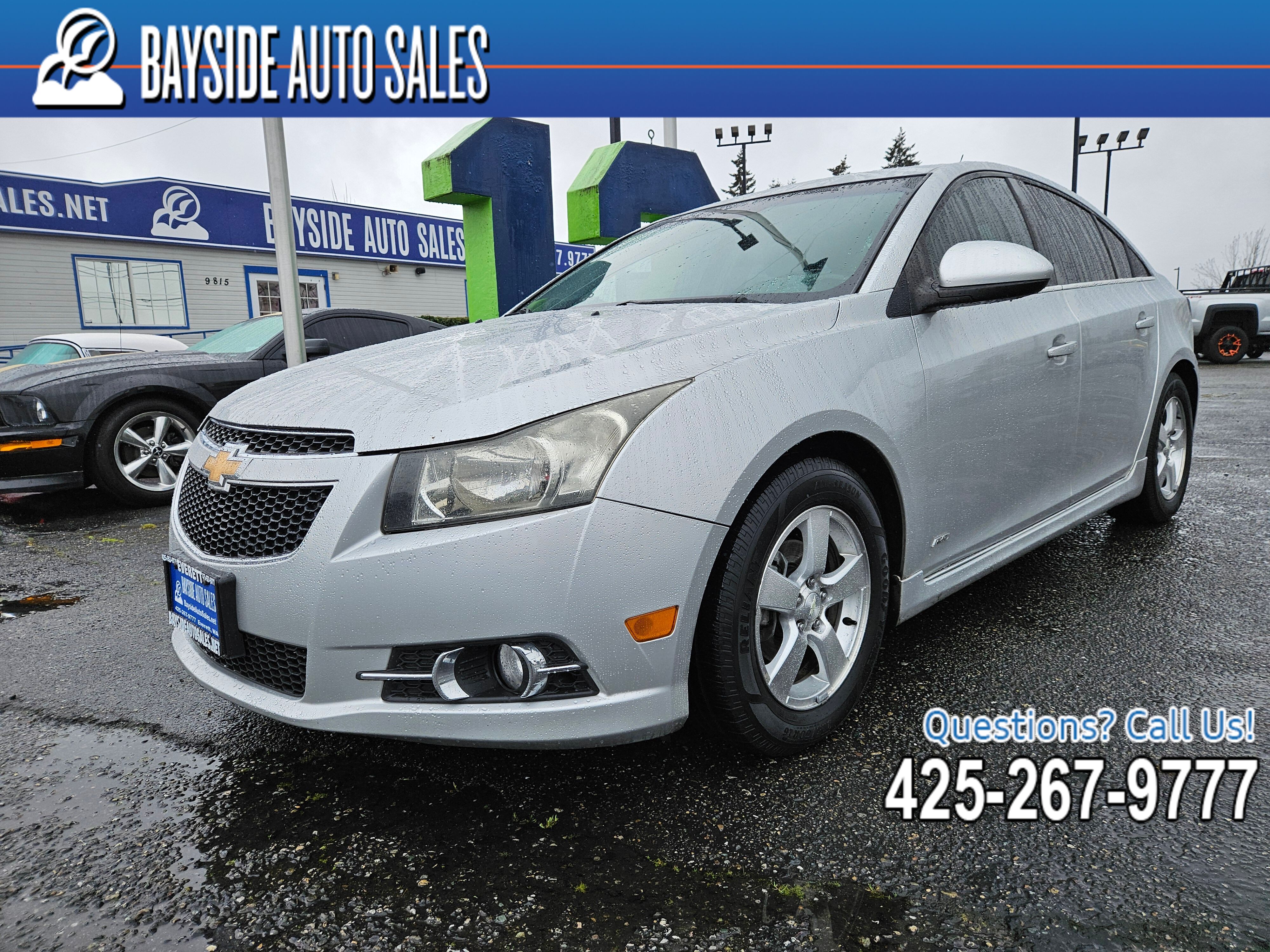 Silver Ice Metallic 2012 Chevrolet Cruze 1LT Sedan FWD Sedan Front-Wheel Drive 6-Speed Automatic