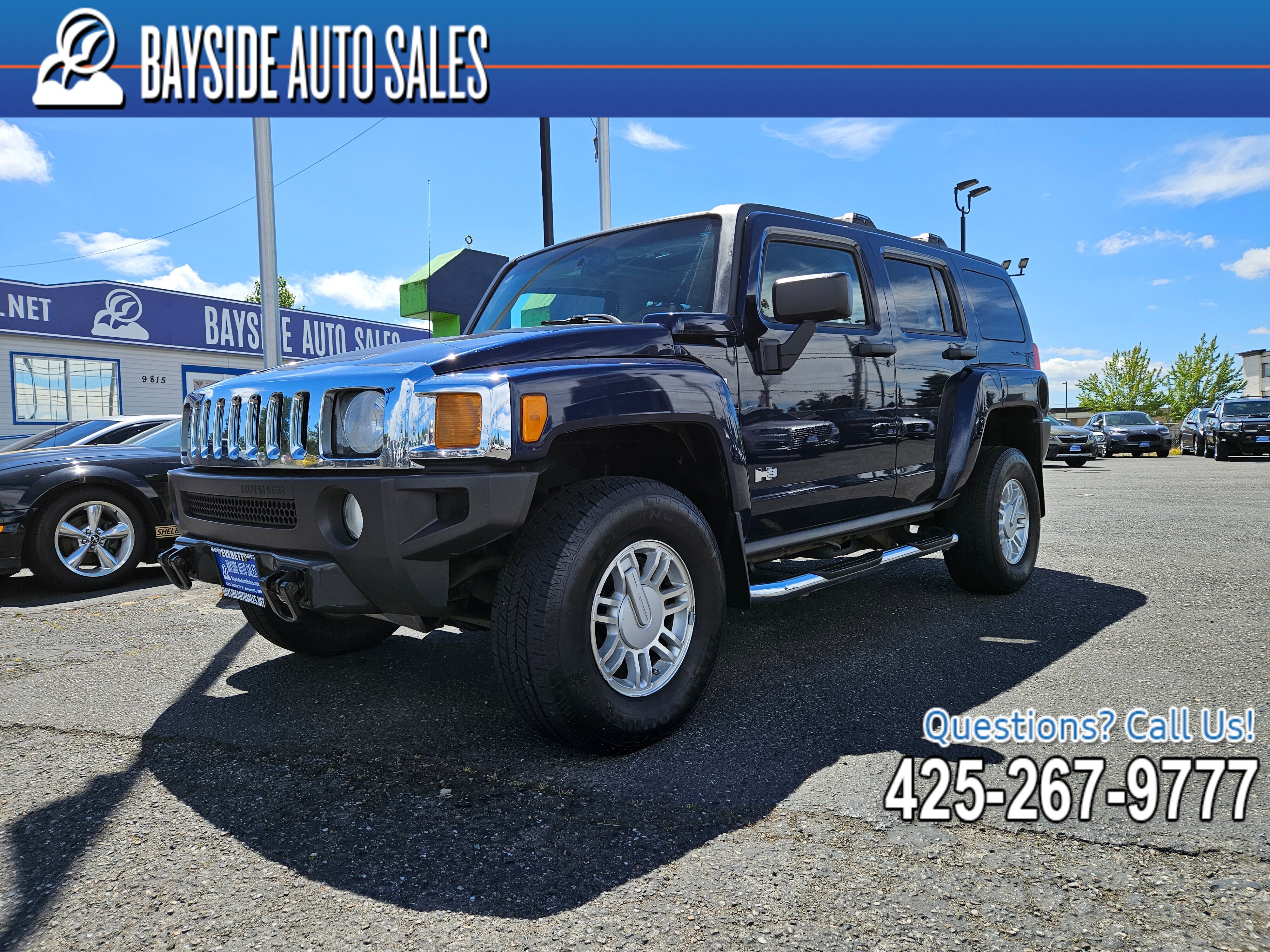 Midnight Blue Metallic 2007 Hummer H3 SUV / Crossover