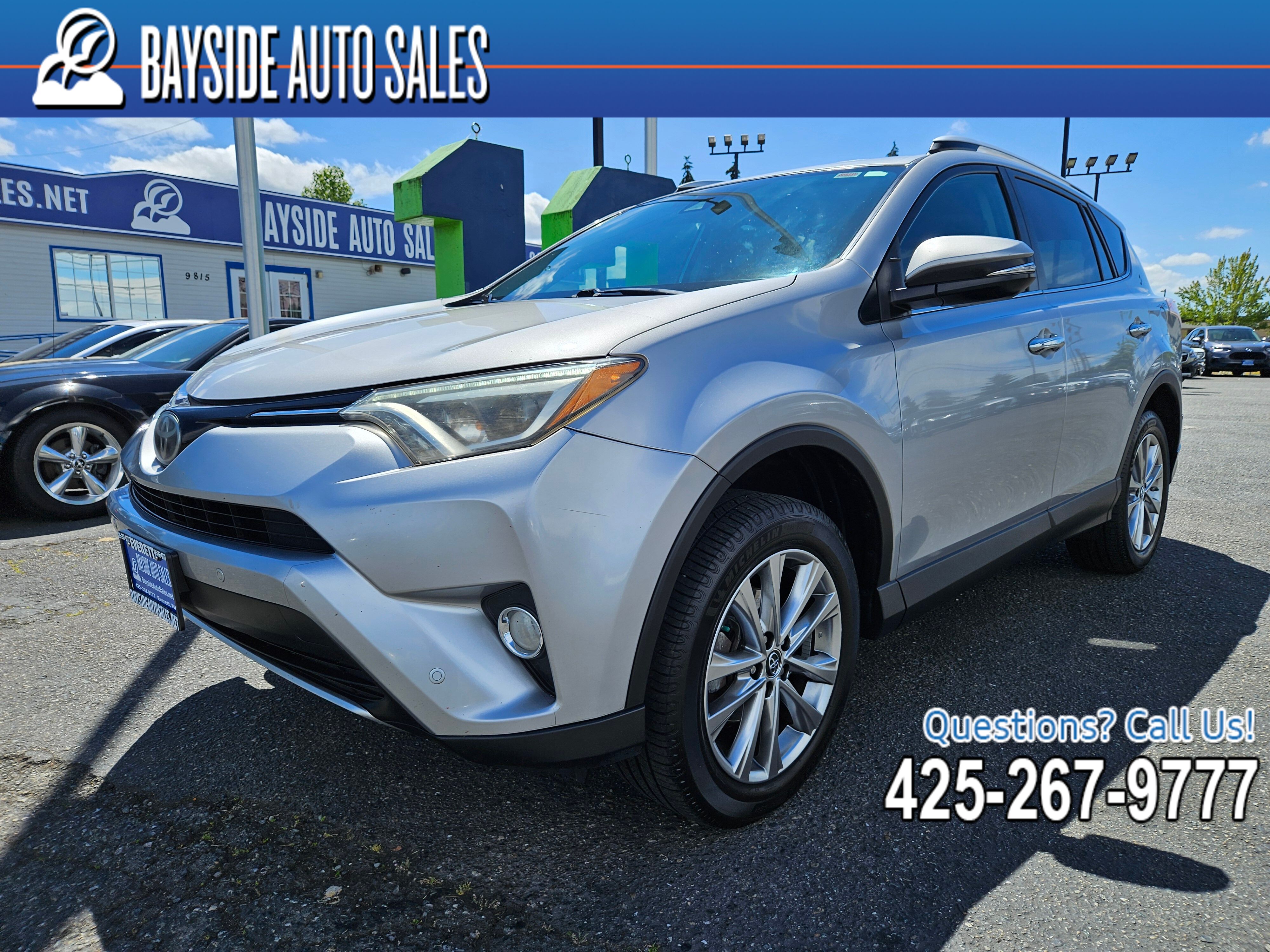 Silver Sky Metallic 2016 Toyota RAV4 SUV / Crossover All-Wheel Drive 6-Speed Automatic