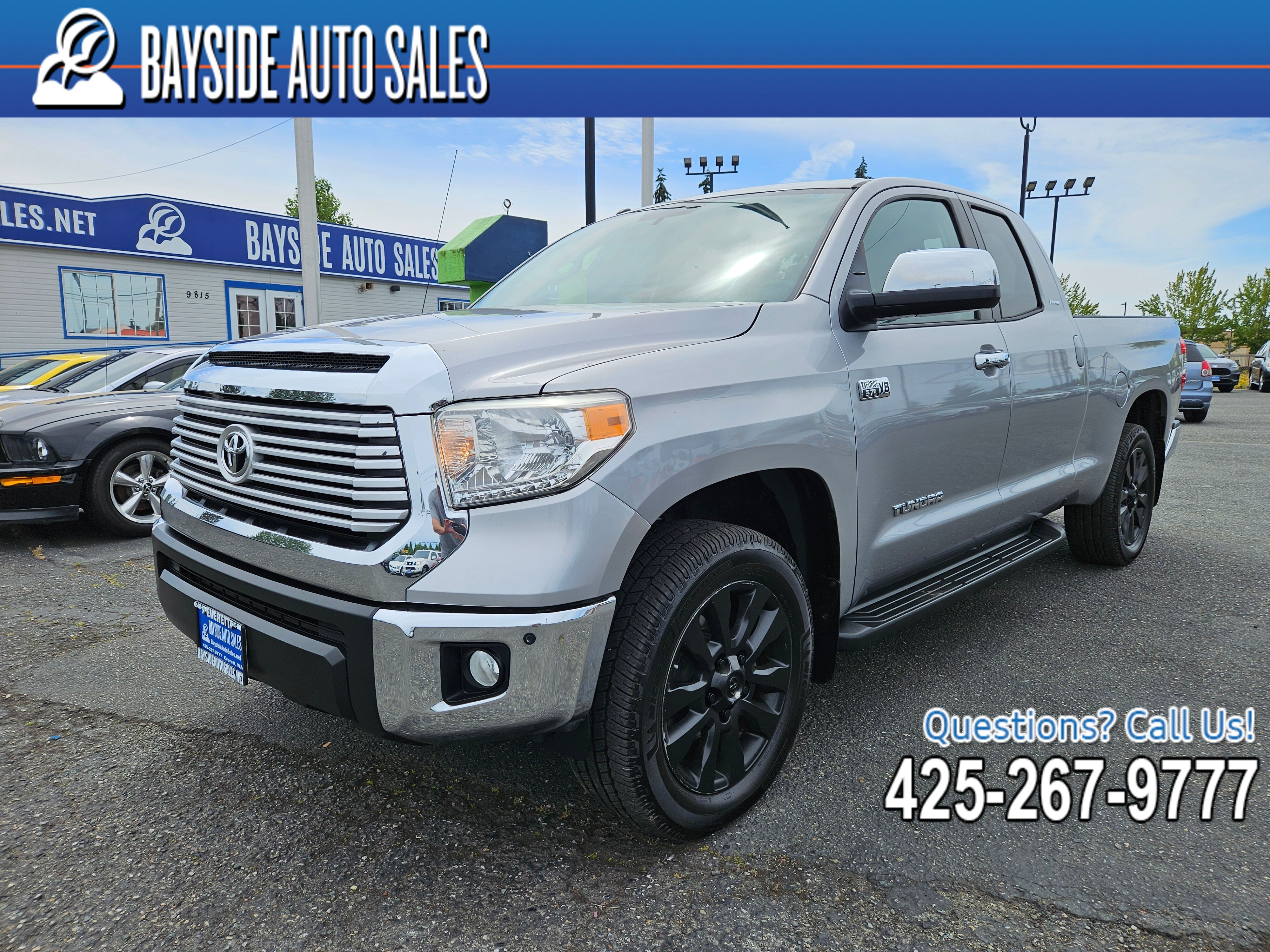 Magnetic Gray Metallic 2014 Toyota Tundra Pickup Truck Four-Wheel Drive 6-Speed Automatic