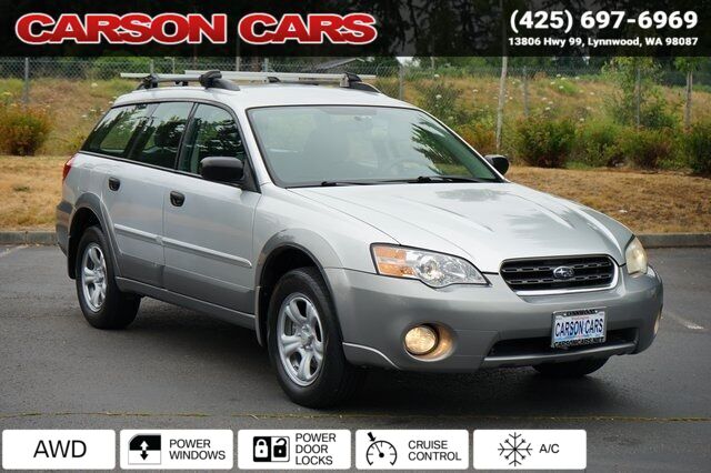 2007 Brilliant Silver Metallic Subaru Outback for Sale In Lynnwood WA - Everett WA - Seattle WA at Carson Cars Stock 35146 VIN 4S4BP61C477326249