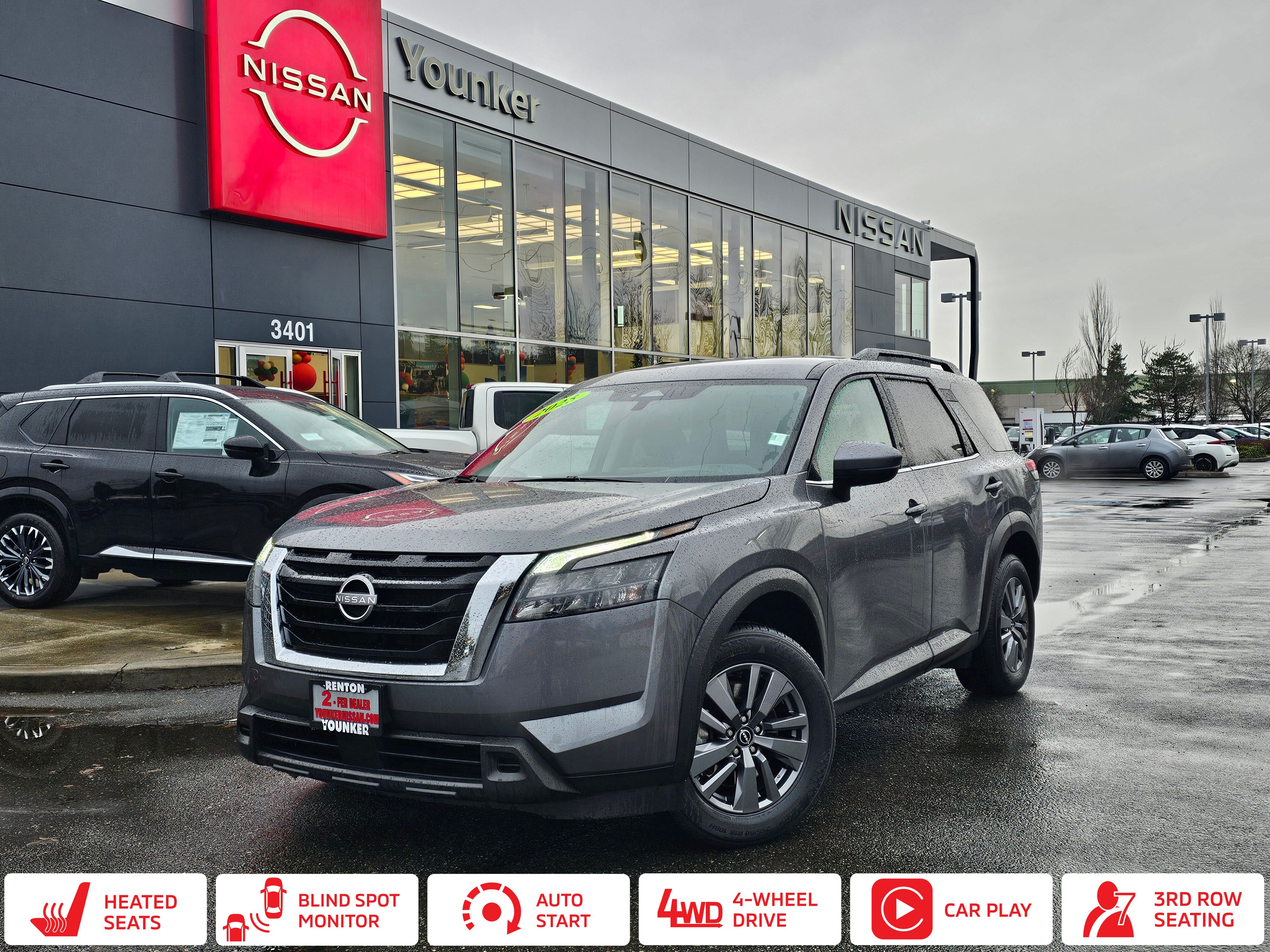 Gray (Gun Metallic) 2025 Nissan Pathfinder SV 4WD SUV / Crossover All-Wheel Drive 9-Speed Automatic