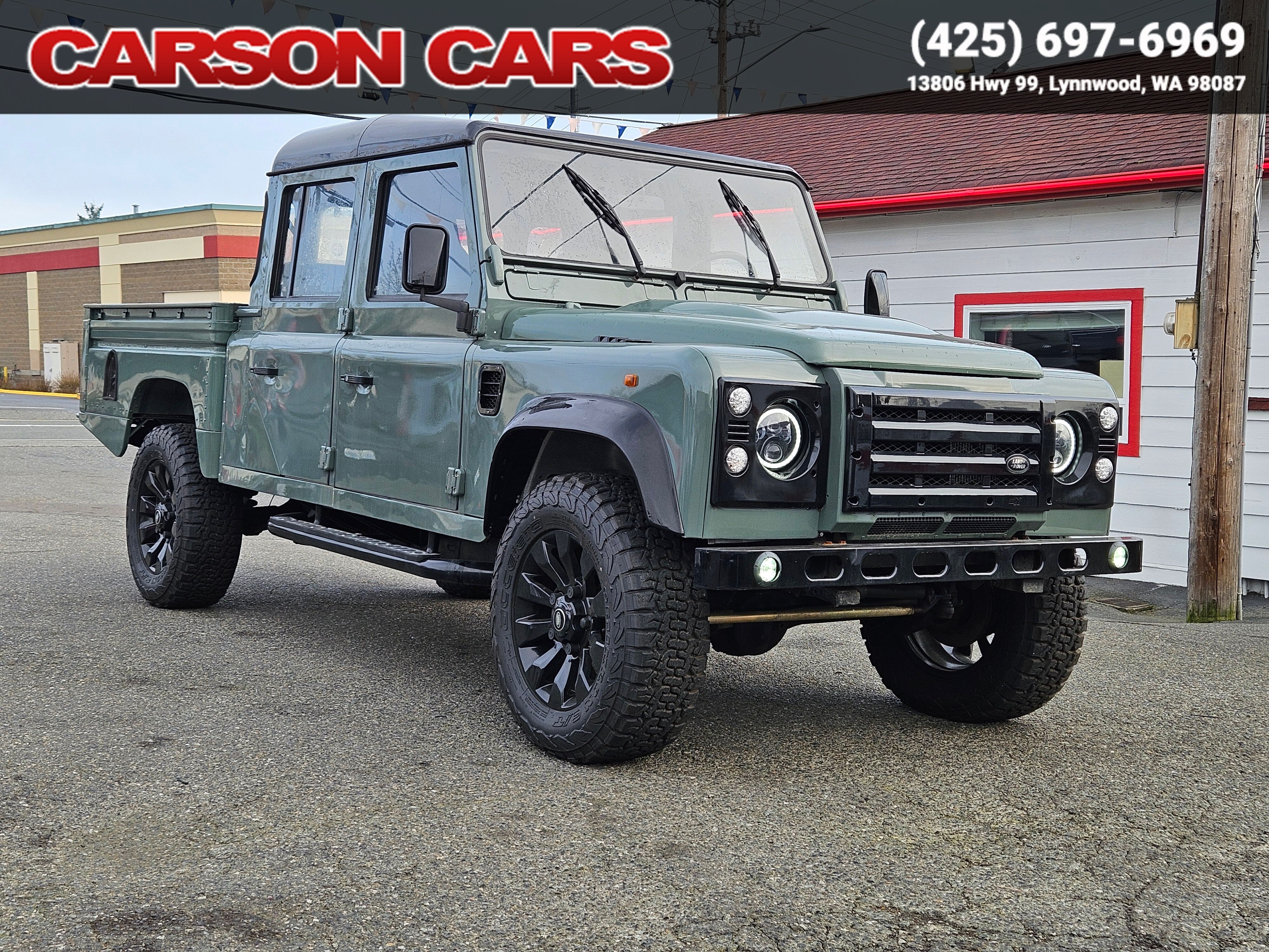 1999 Green LAND ROVER DEFENDER 1 for Sale In Lynnwood WA - Everett WA - Seattle WA at Carson Cars Stock 36285 VIN SALLDKH68WA146399