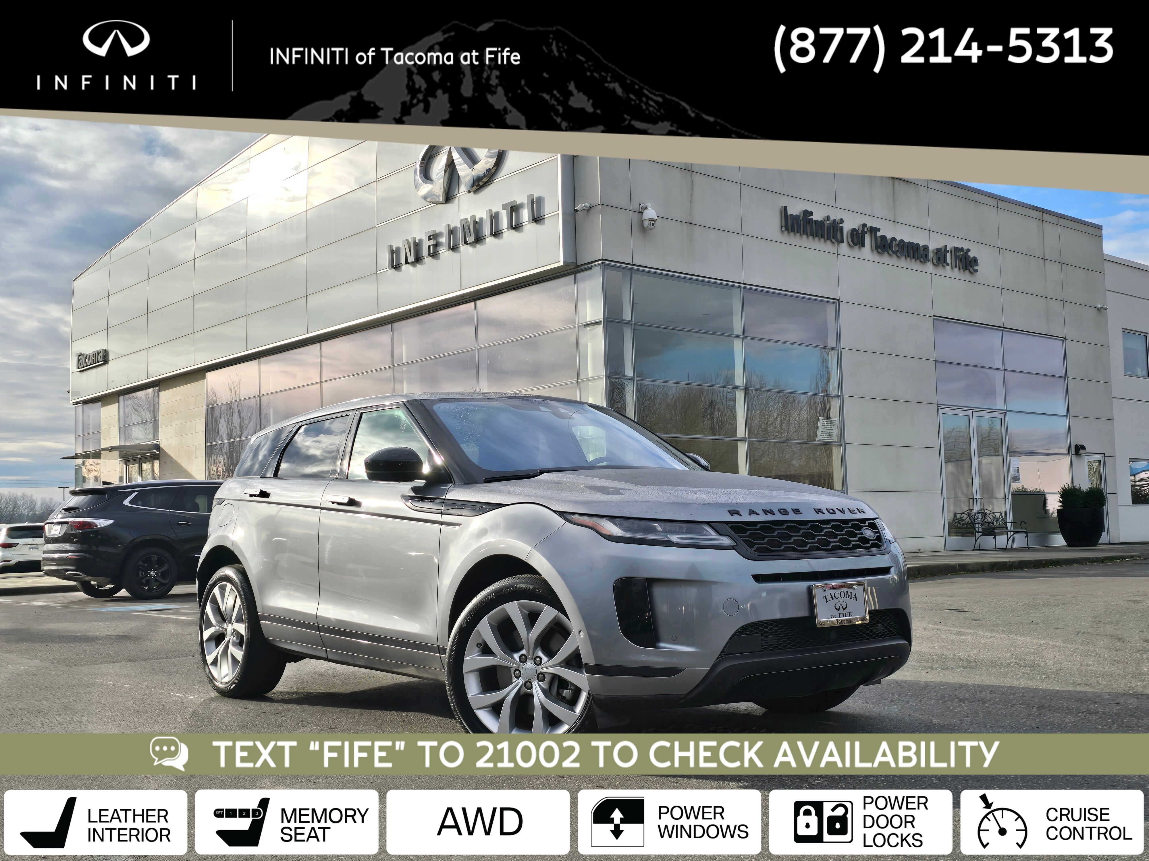 2020 Land Rover Range Rover Evoque P250 SE AWD