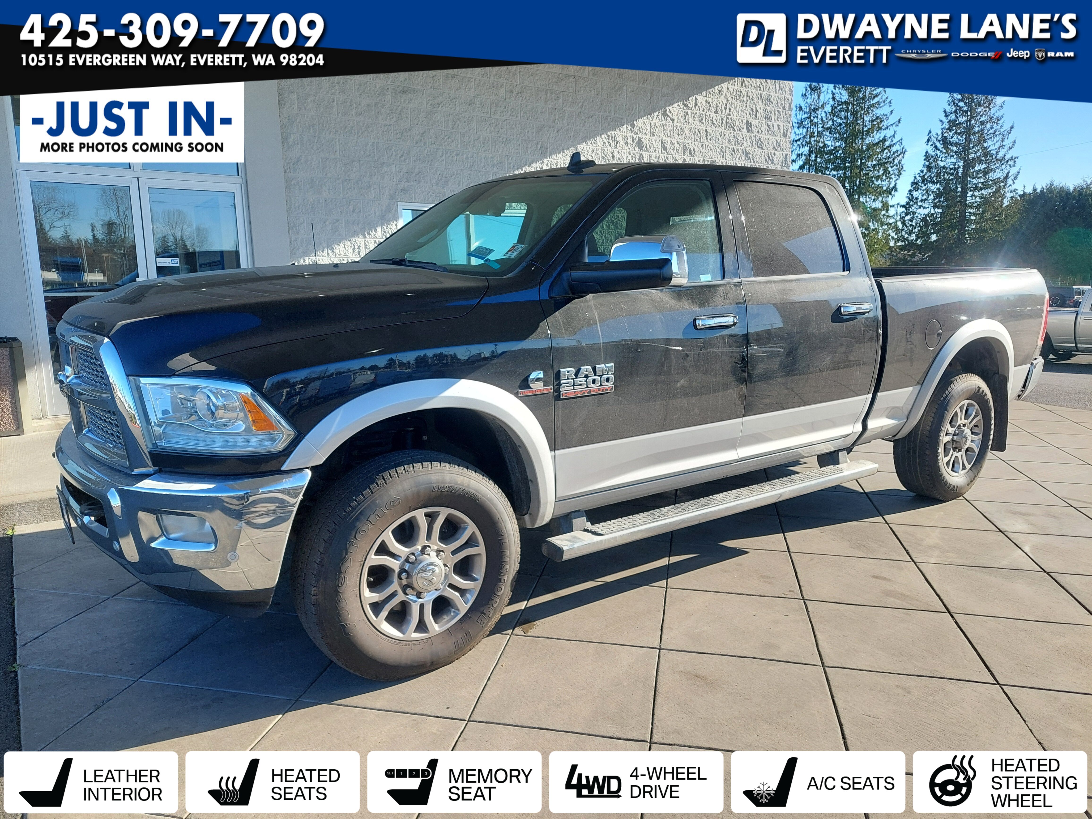 2016 RAM 2500 Laramie Crew Cab 4WD
