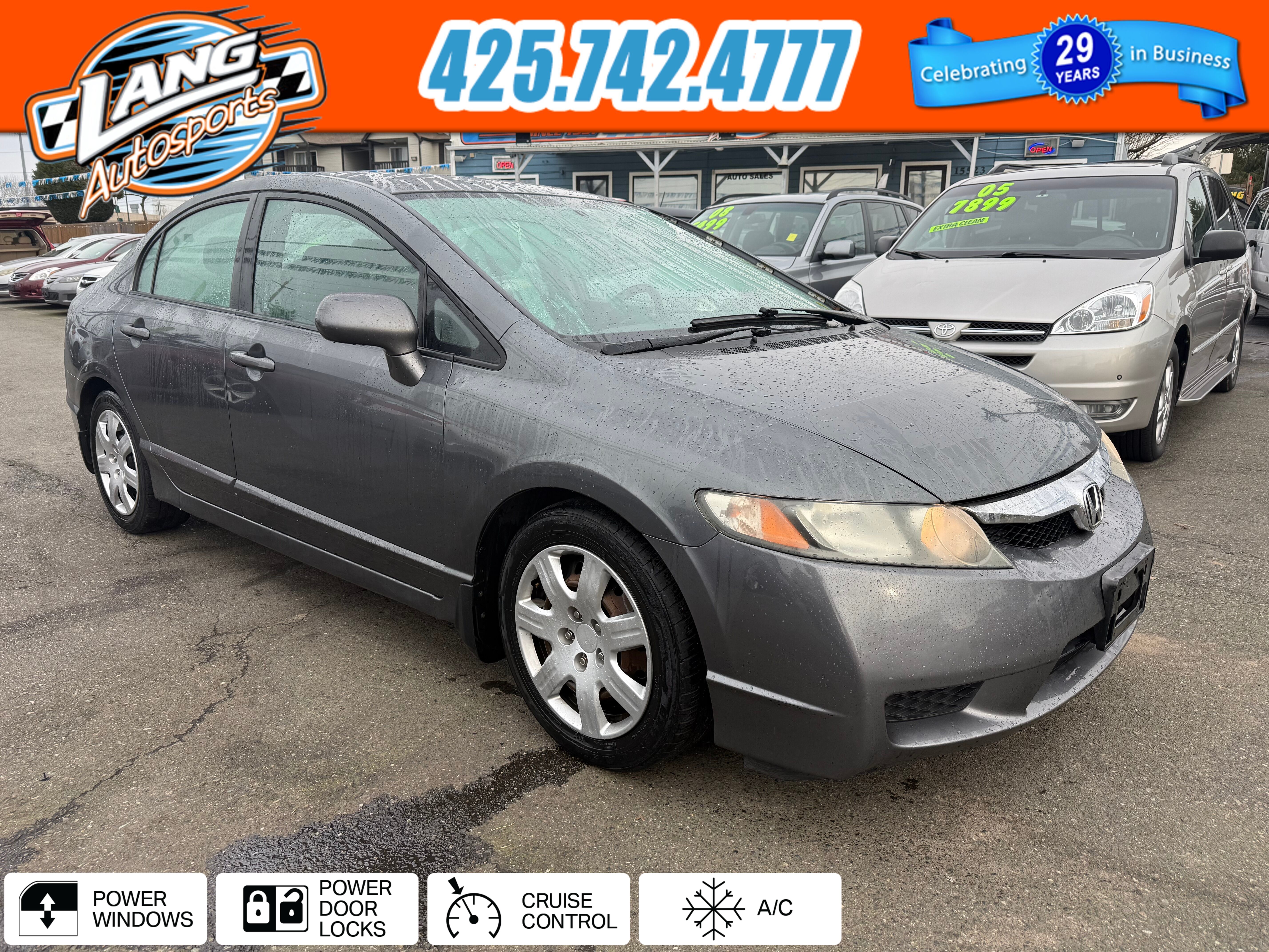 2011 Honda Civic LX Sedan Front-Wheel Drive 5-Speed Automatic