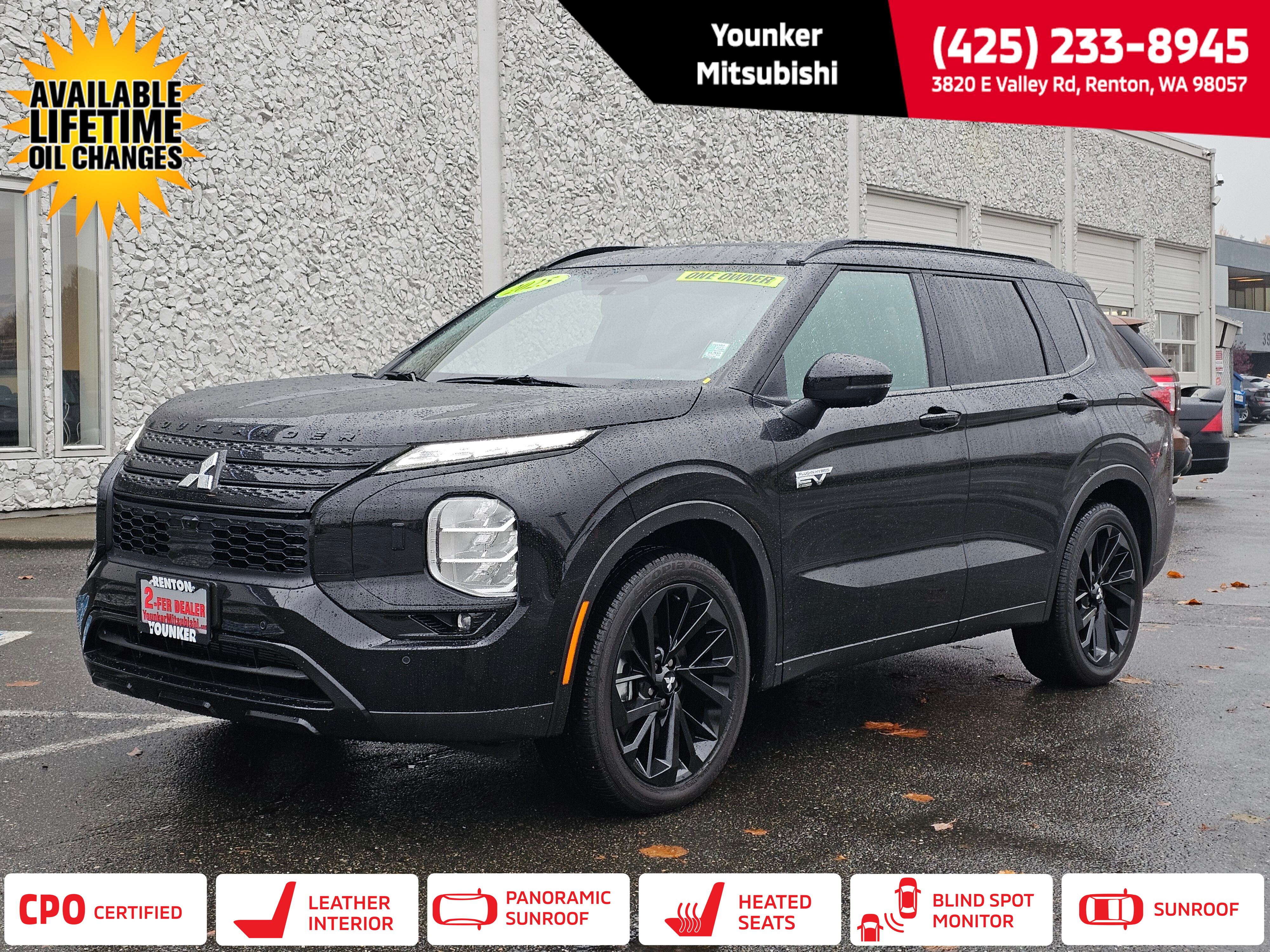 2025 Mitsubishi Outlander Hybrid Plug-in SEL Black Edition S-AWC