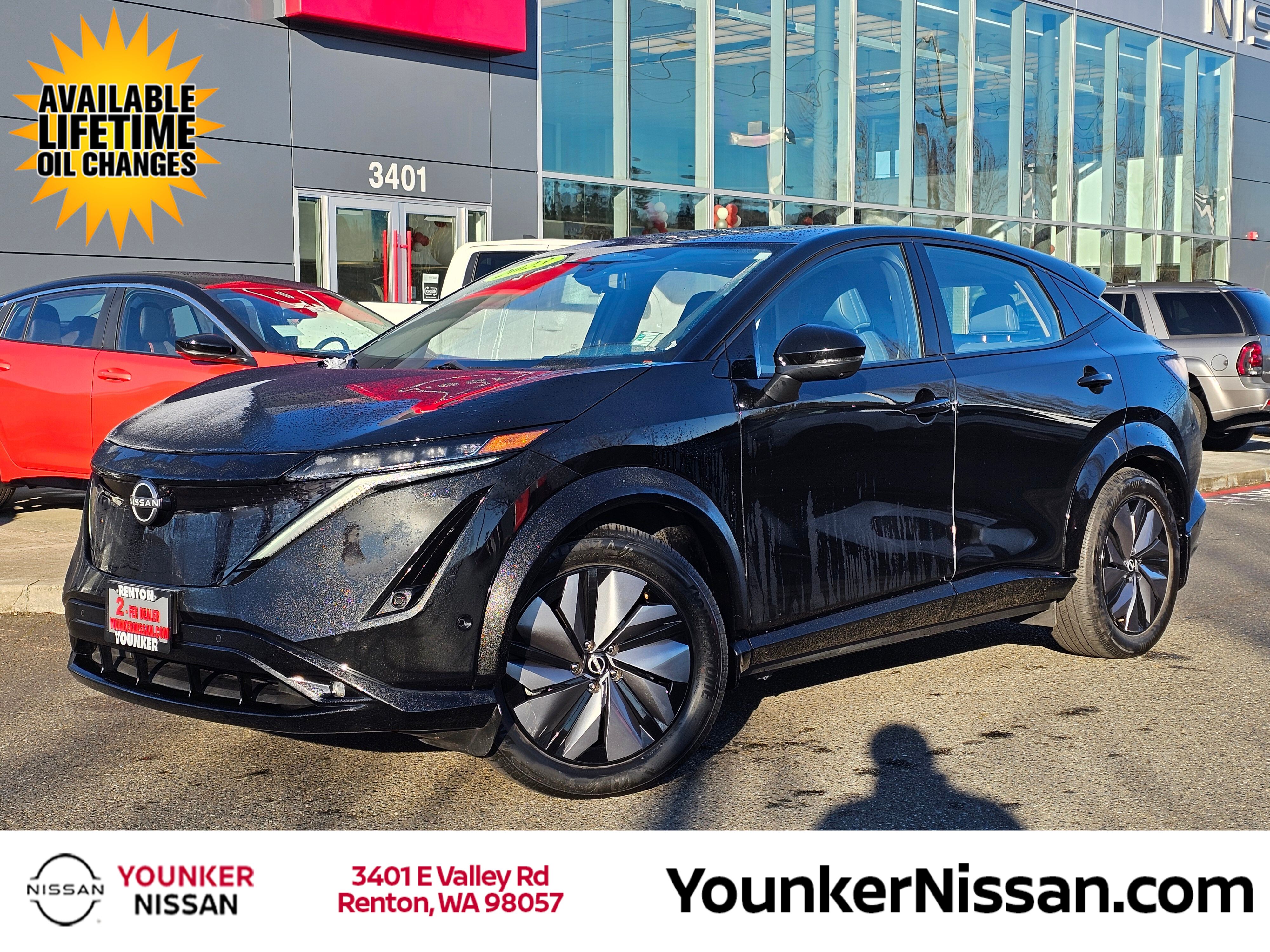 Black Diamond Pearl 2023 Nissan Ariya Platinum+ e-4ORCE SUV / Crossover All-Wheel Drive Continuously Variable Transmission