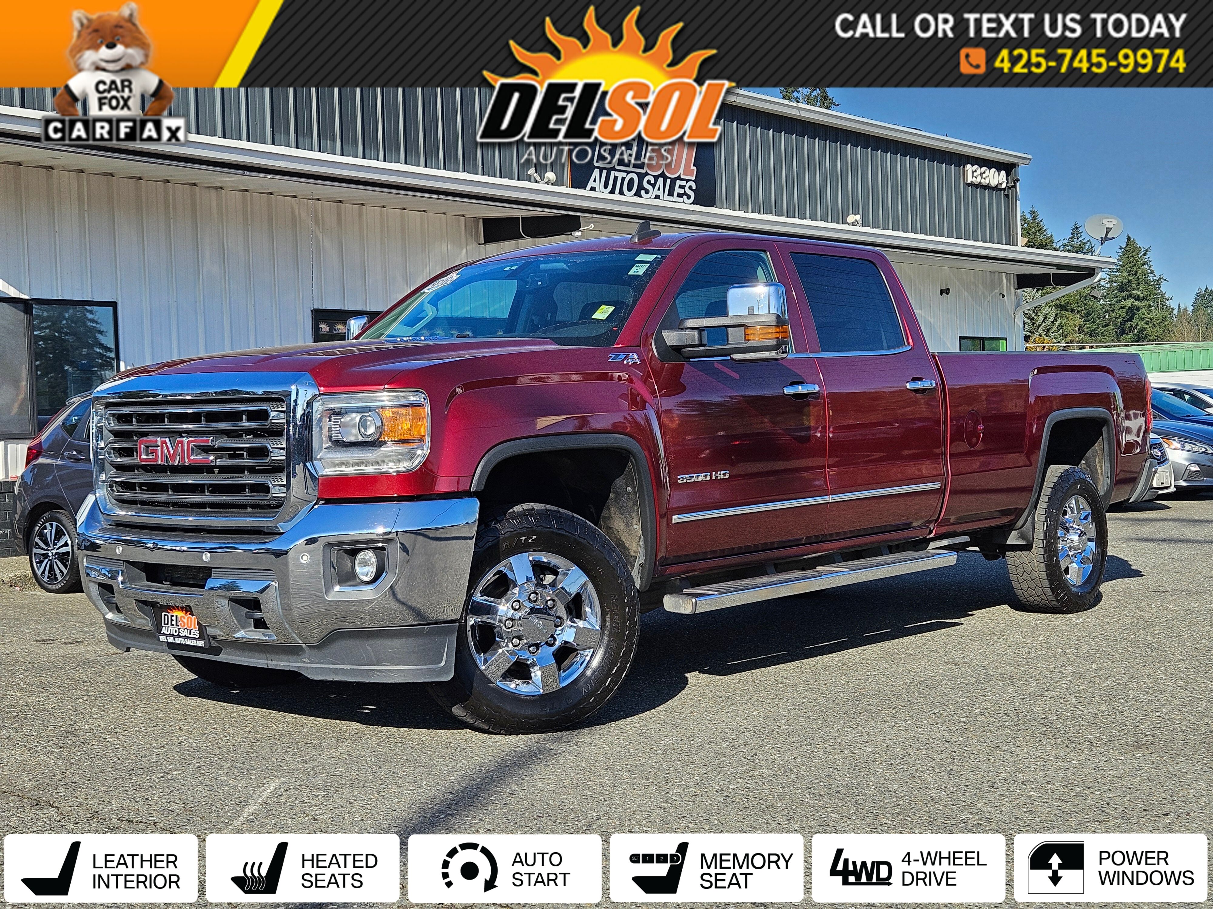2015 GMC Sierra 3500HD SLT Crew Cab 4WD