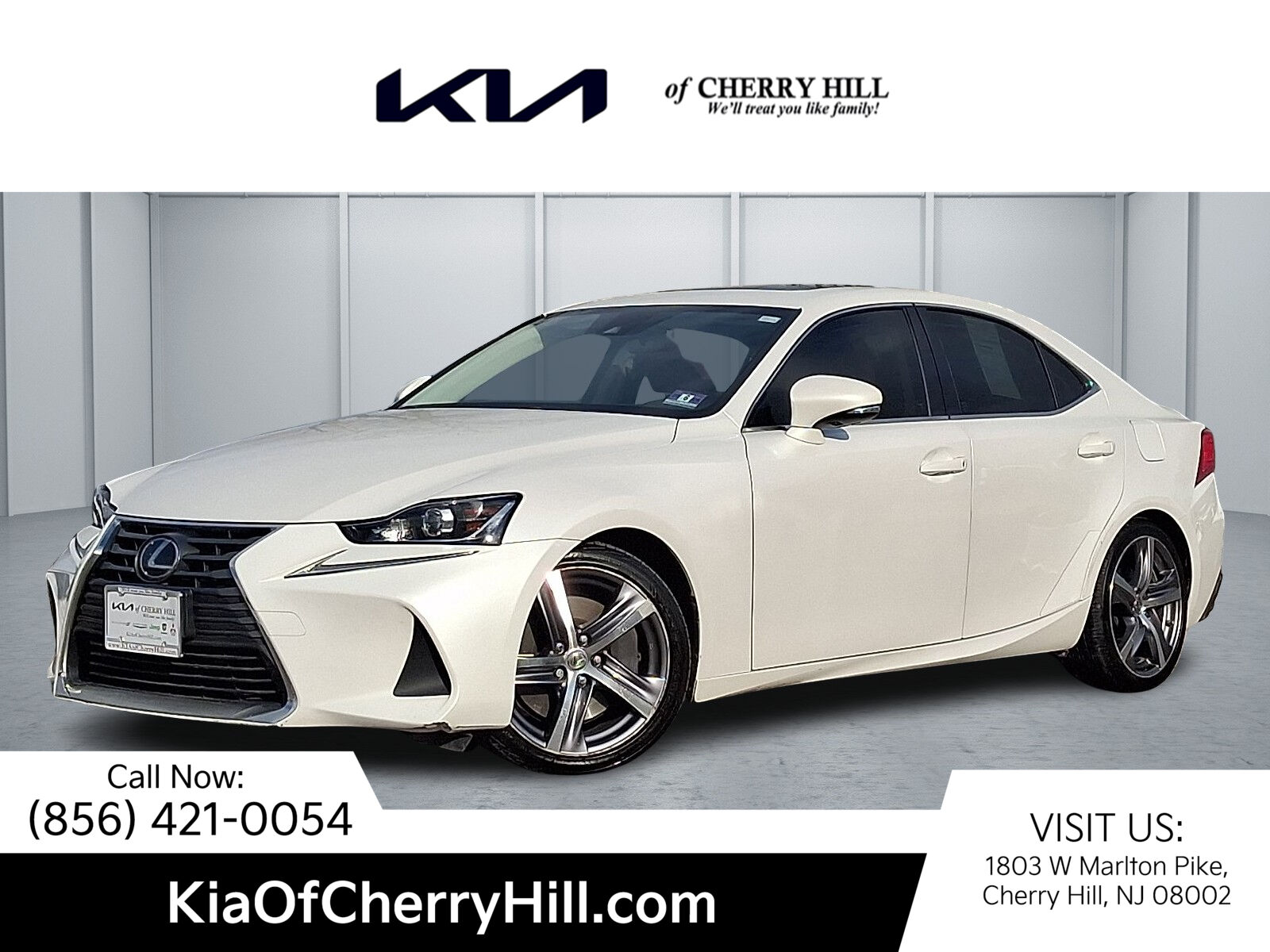 White Pearl 2017 Lexus IS 300 AWD Sedan All-Wheel Drive 6-Speed Automatic