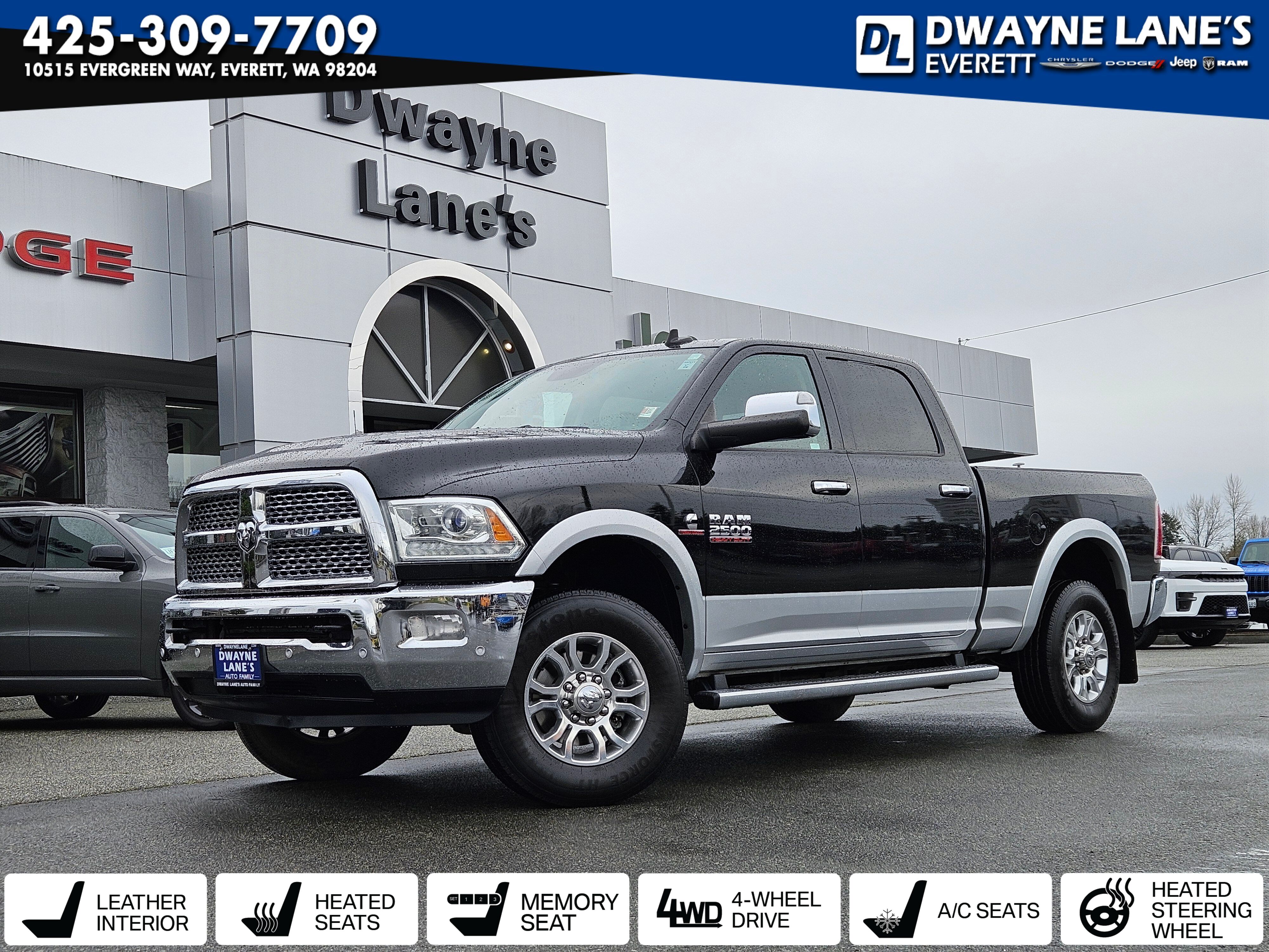 2016 RAM 2500 Laramie Crew Cab 4WD