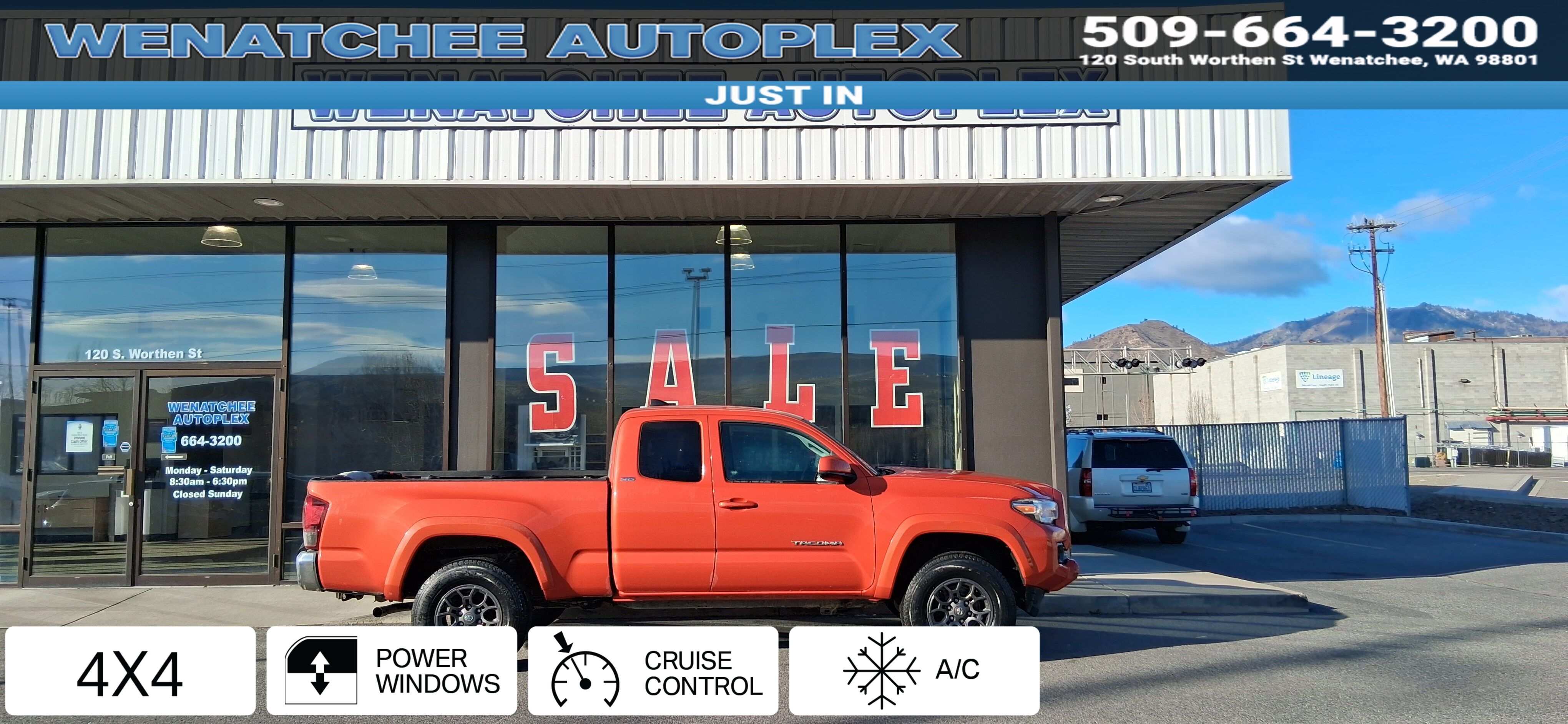 2018 Toyota Tacoma SR5 V6 Access Cab 4WD