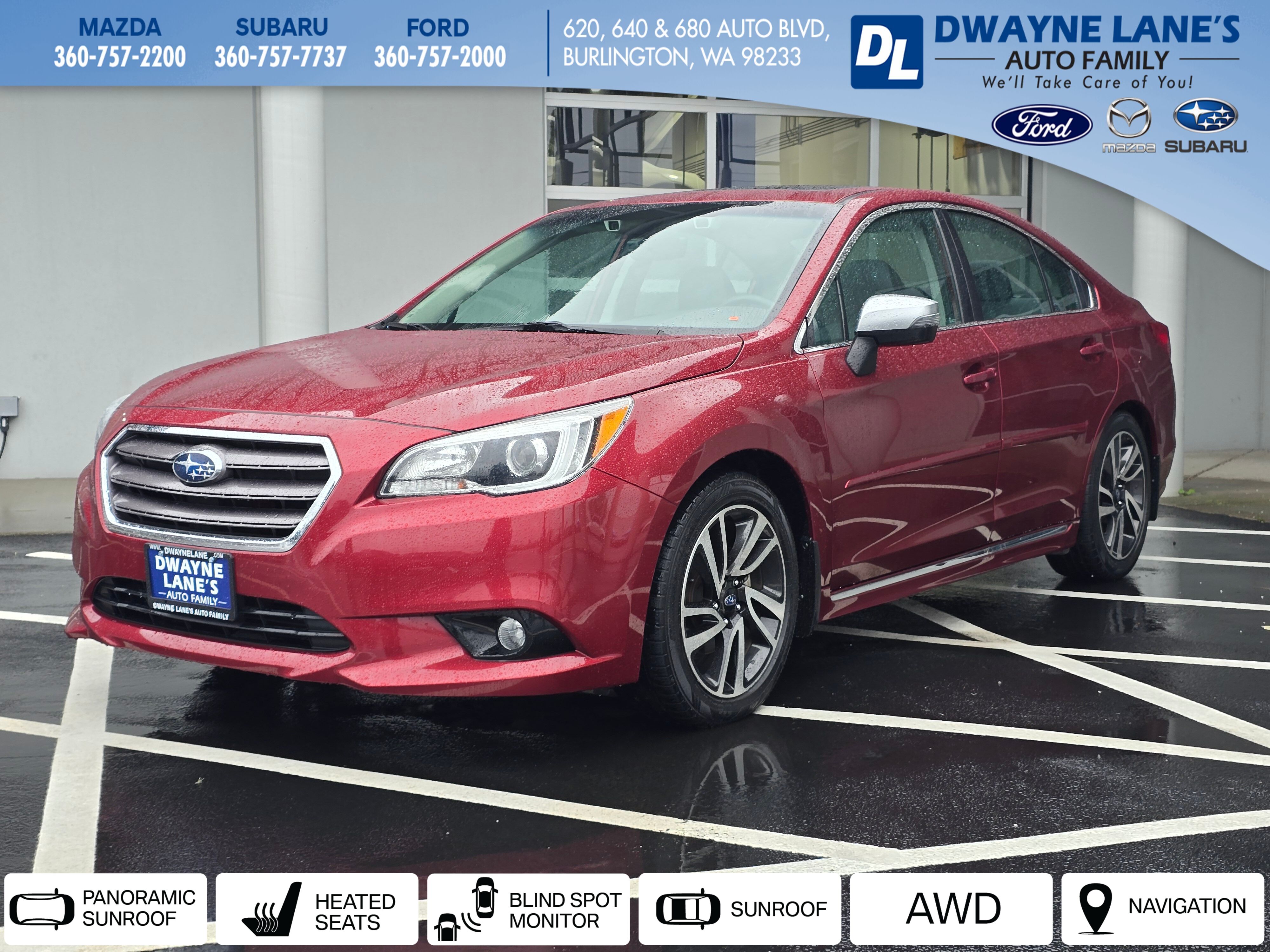 2017 Subaru Legacy 2.5i Sport AWD