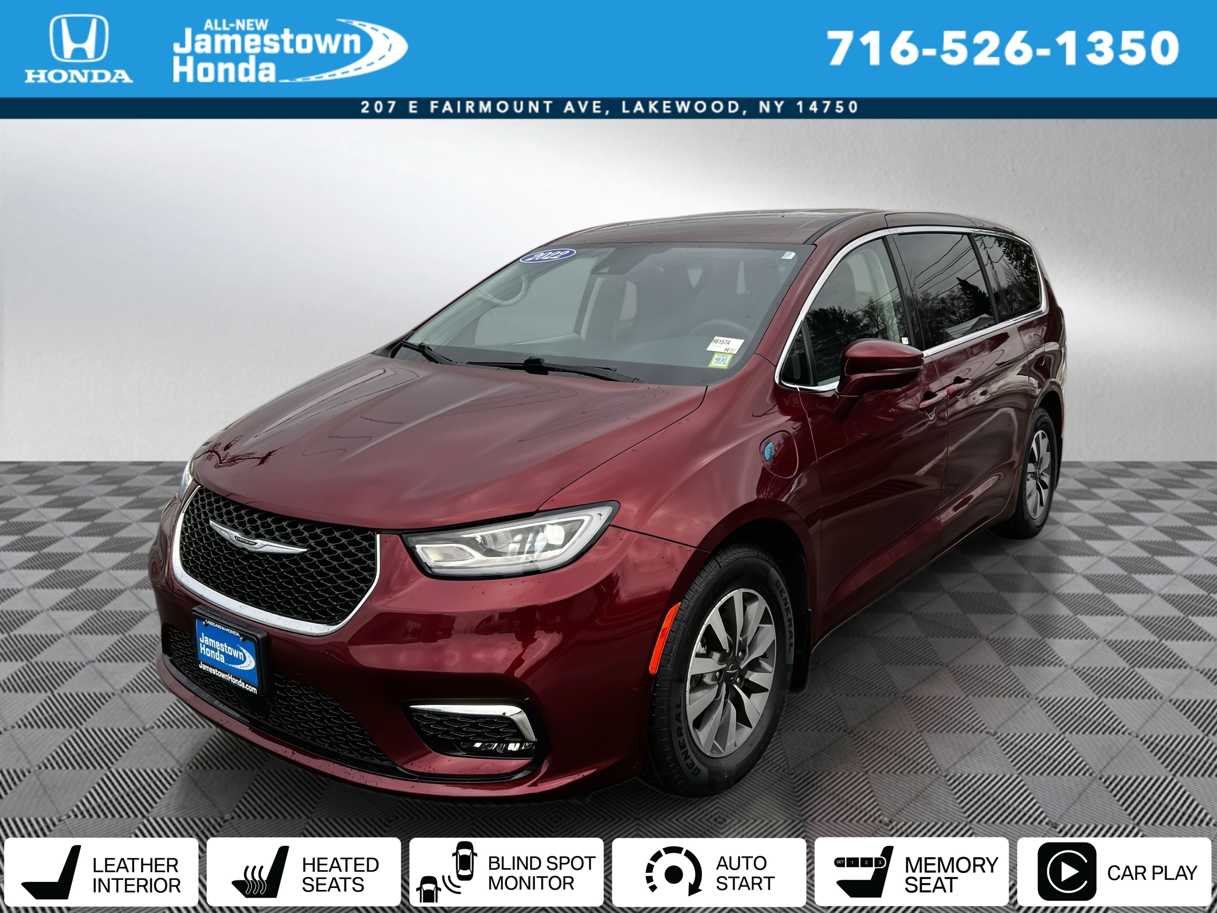 2022 Chrysler Pacifica Hybrid Touring L FWD