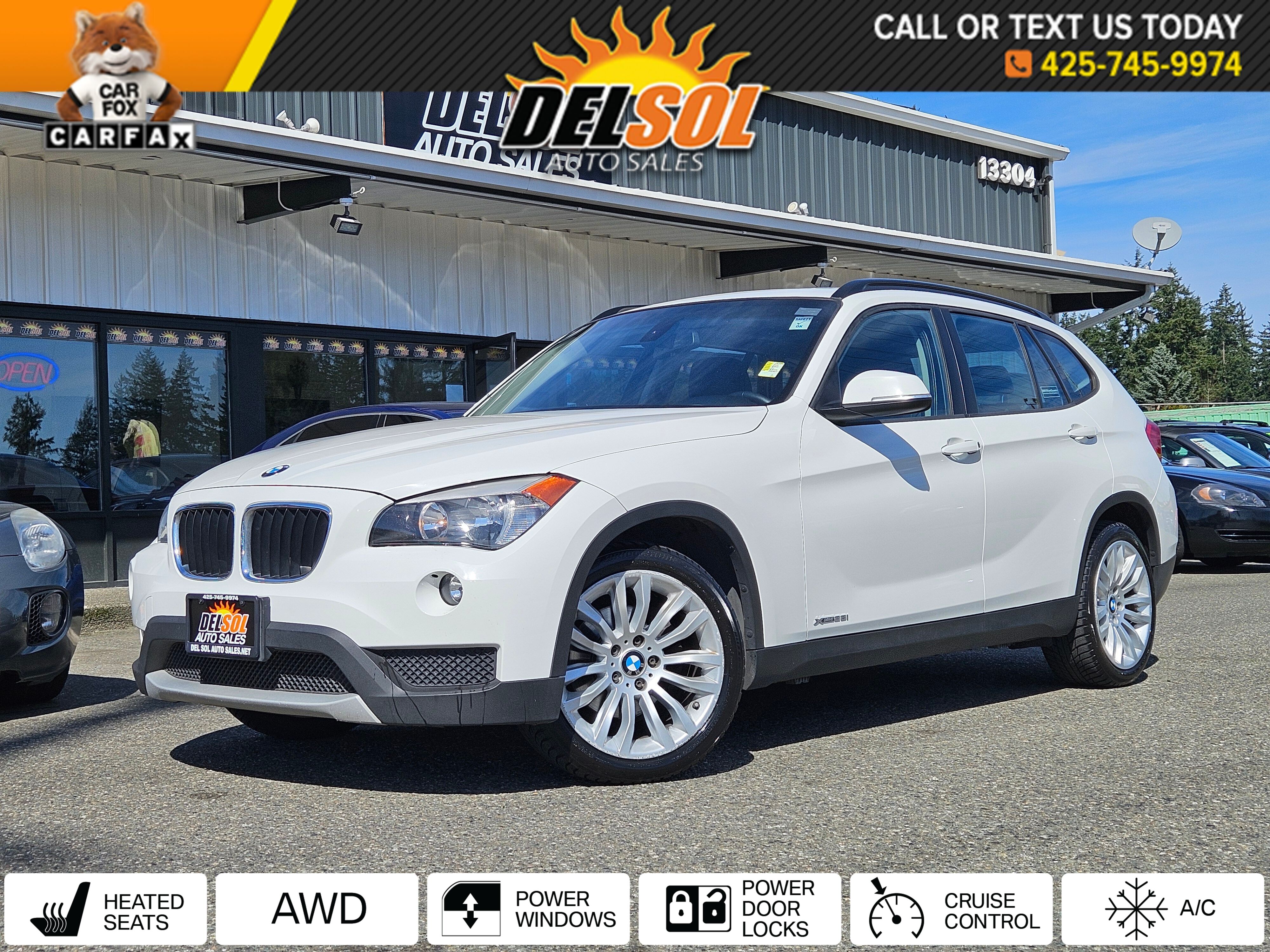 Jet Black 2013 BMW X1 xDrive28i AWD SUV / Crossover All-Wheel Drive 8-Speed Automatic