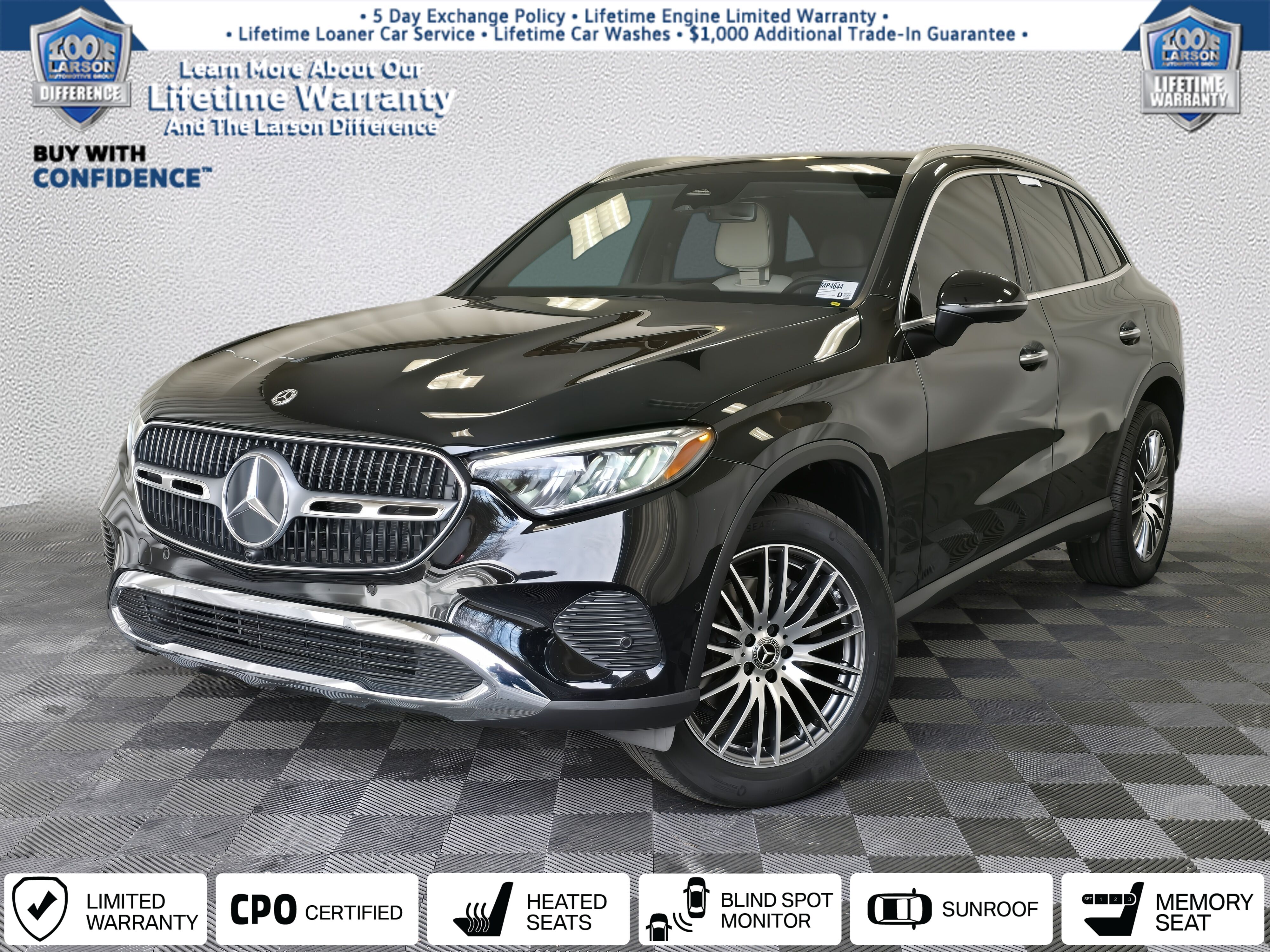 Black 2024 Mercedes-Benz GLC 300 4MATIC SUV / Crossover All-Wheel Drive 9-Speed Automatic