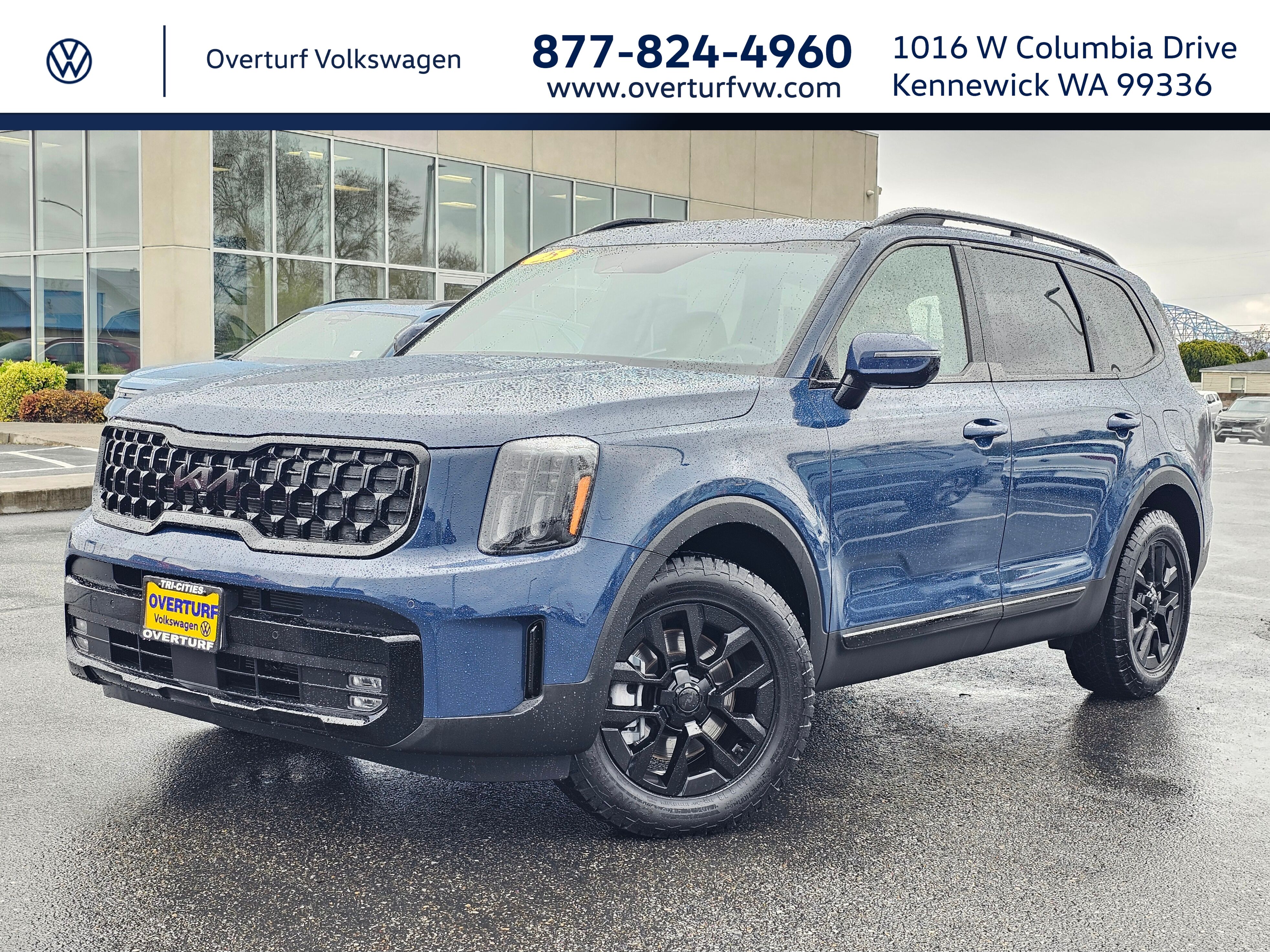 Midnight Lake Blue 2025 Kia Telluride SX-Prestige X-Pro AWD SUV / Crossover All-Wheel Drive 8-Speed Automatic
