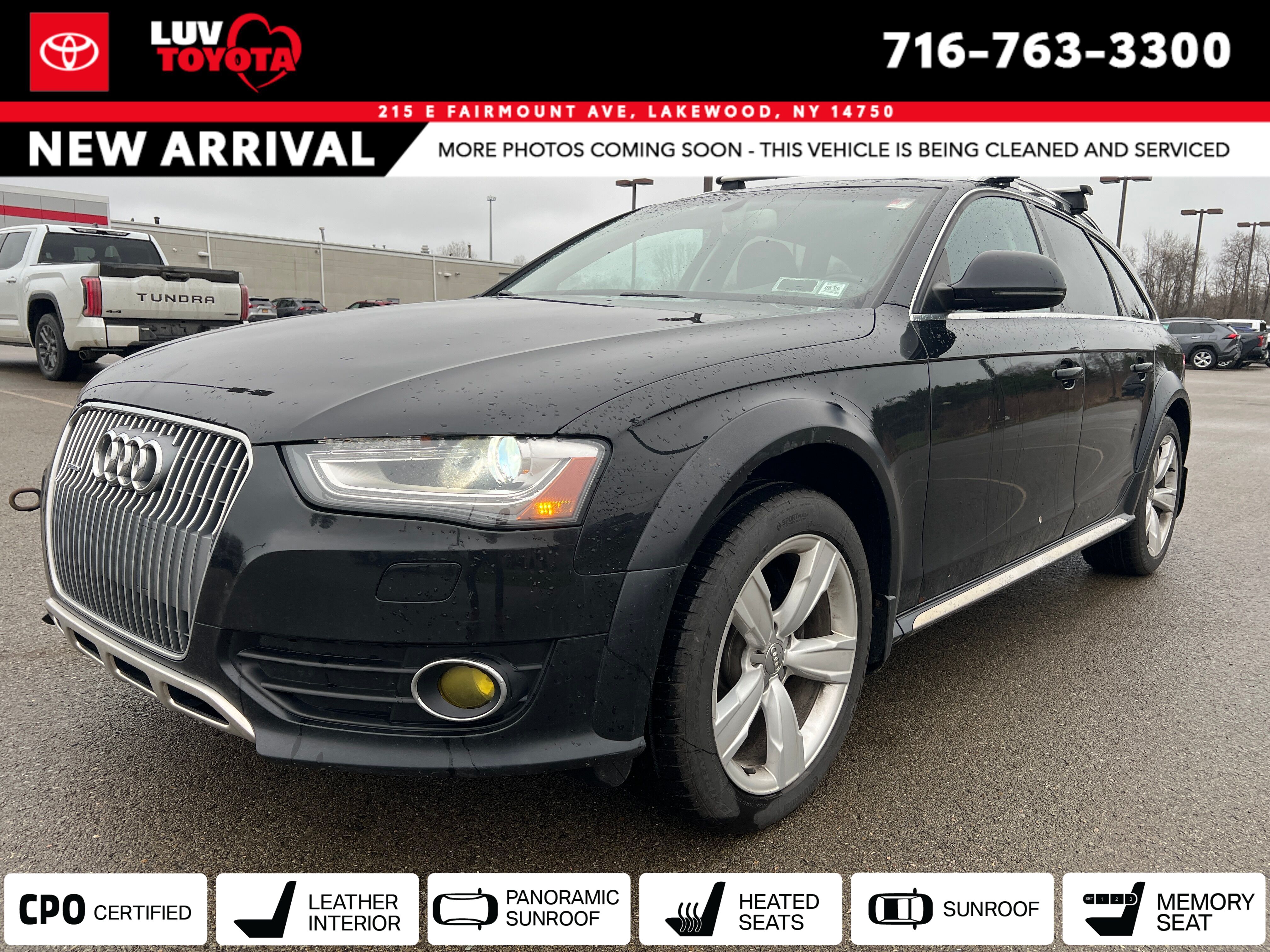 Black Metallic 2015 Audi A4 Allroad 2.0T quattro Premium Plus AWD Wagon All-Wheel Drive 8-Speed Automatic