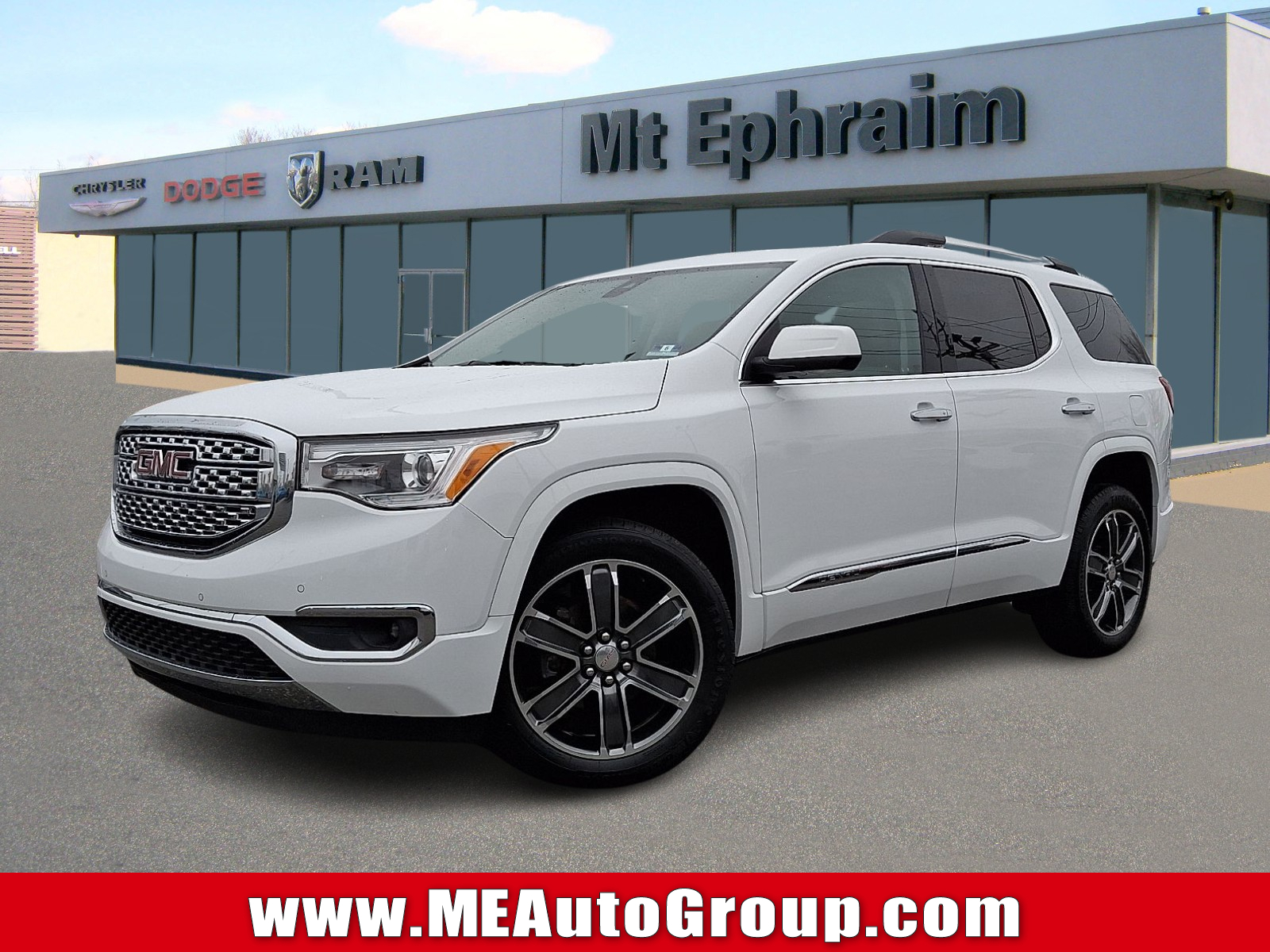 Summit White - GAZ 2019 GMC Acadia Denali AWD SUV / Crossover Four-Wheel Drive 6-Speed Automatic