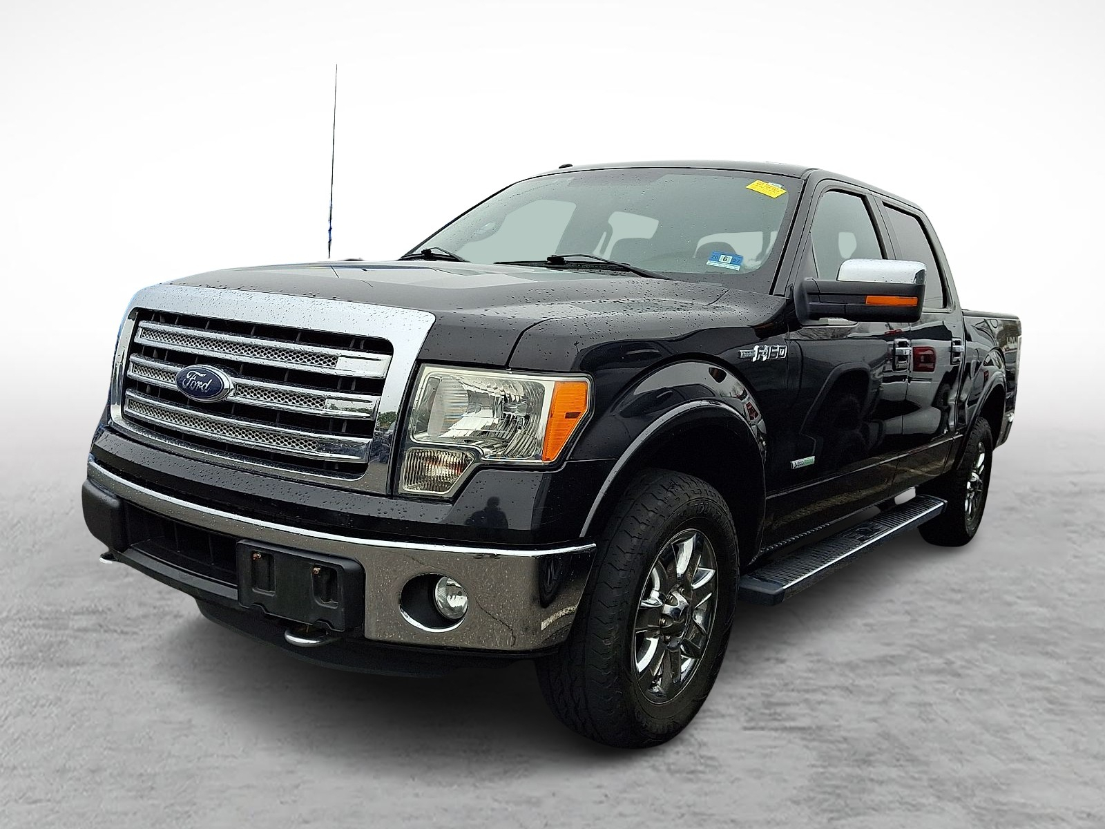 Tuxedo Black Metallic 2014 Ford F-150 Lariat SuperCrew 4WD Pickup Truck Four-Wheel Drive 6-Speed Automatic