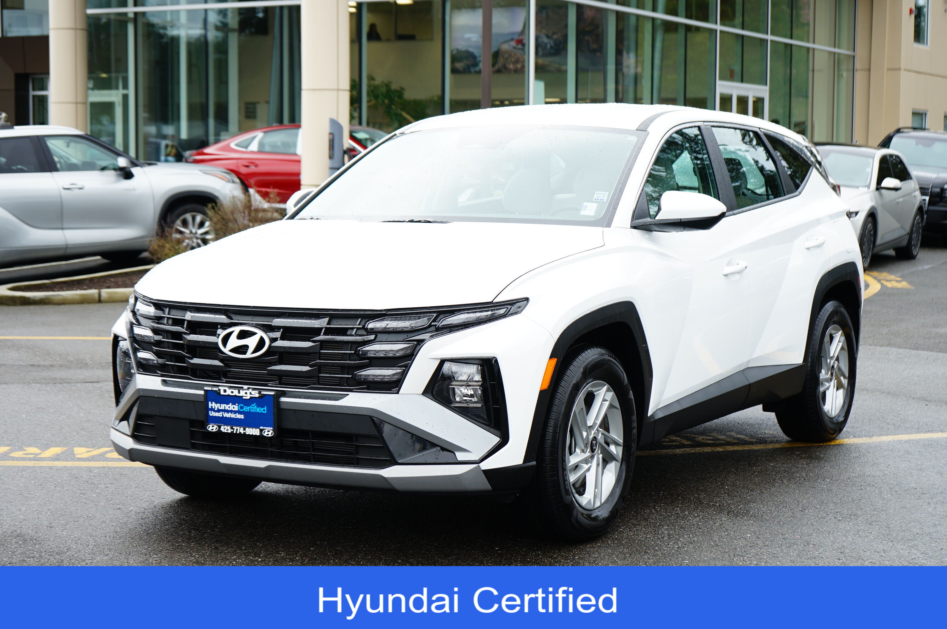 White Pearl 2025 Hyundai Tucson SE FWD SUV / Crossover Front-Wheel Drive 8-Speed Automatic