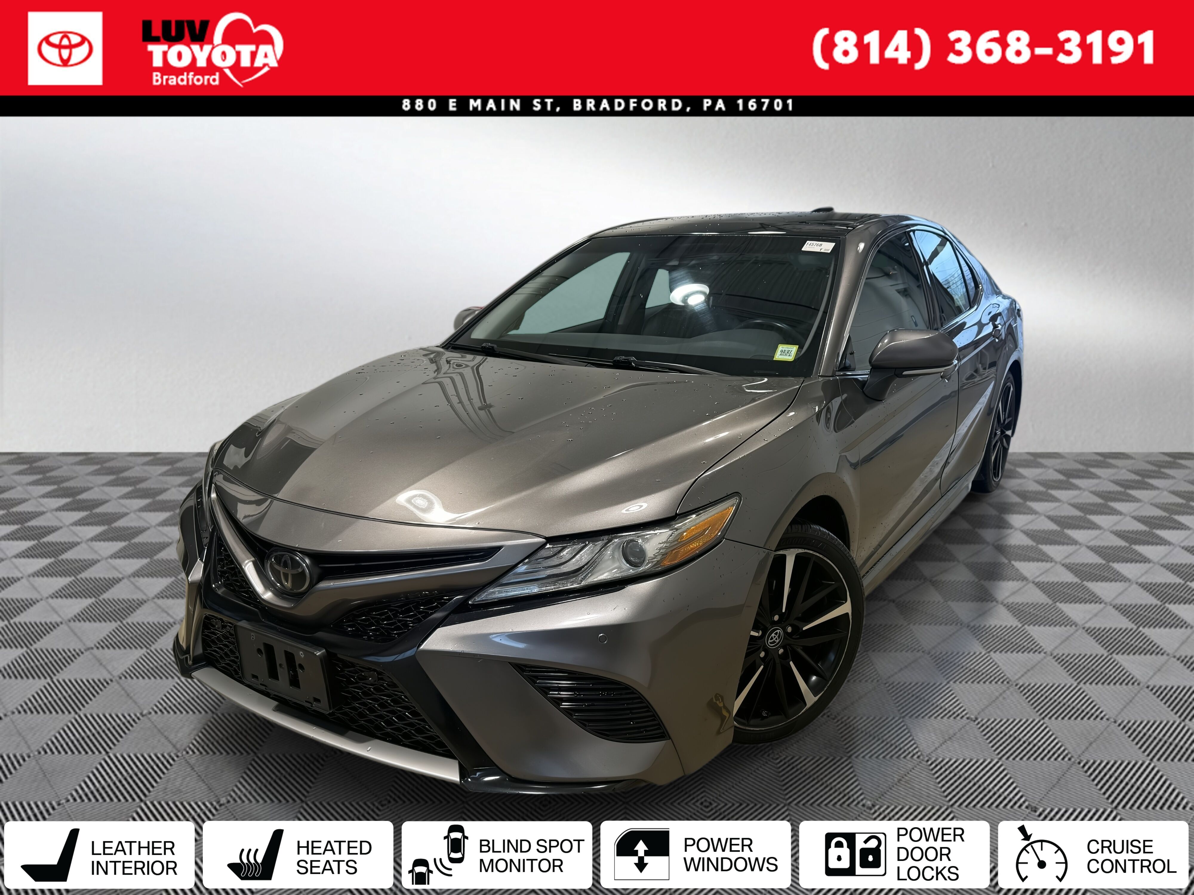 Predawn Gray Mica 2018 Toyota Camry XSE Sedan Front-Wheel Drive 8-Speed Automatic