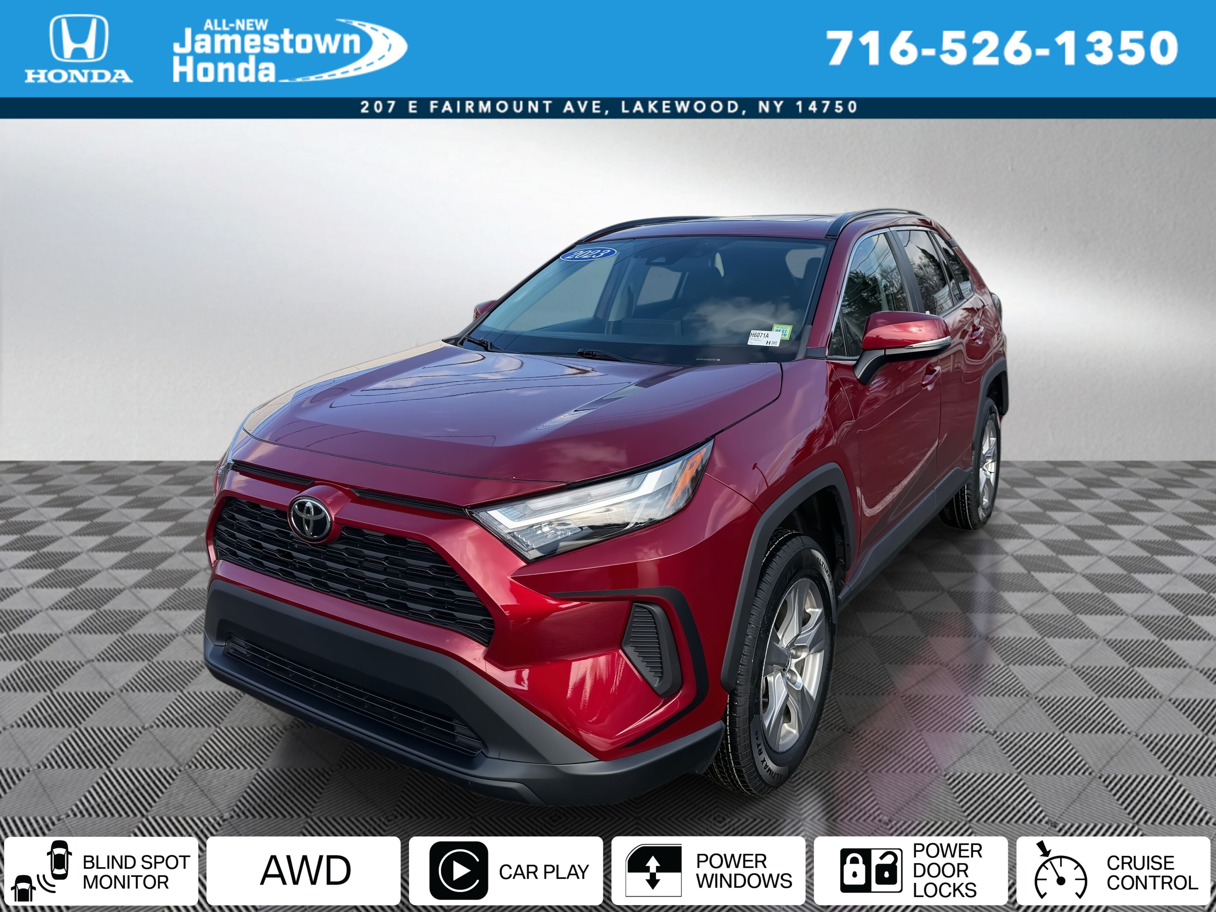 Red (Ruby Flare Pearl) 2022 Toyota RAV4 XLE AWD SUV / Crossover All-Wheel Drive 8-Speed Automatic