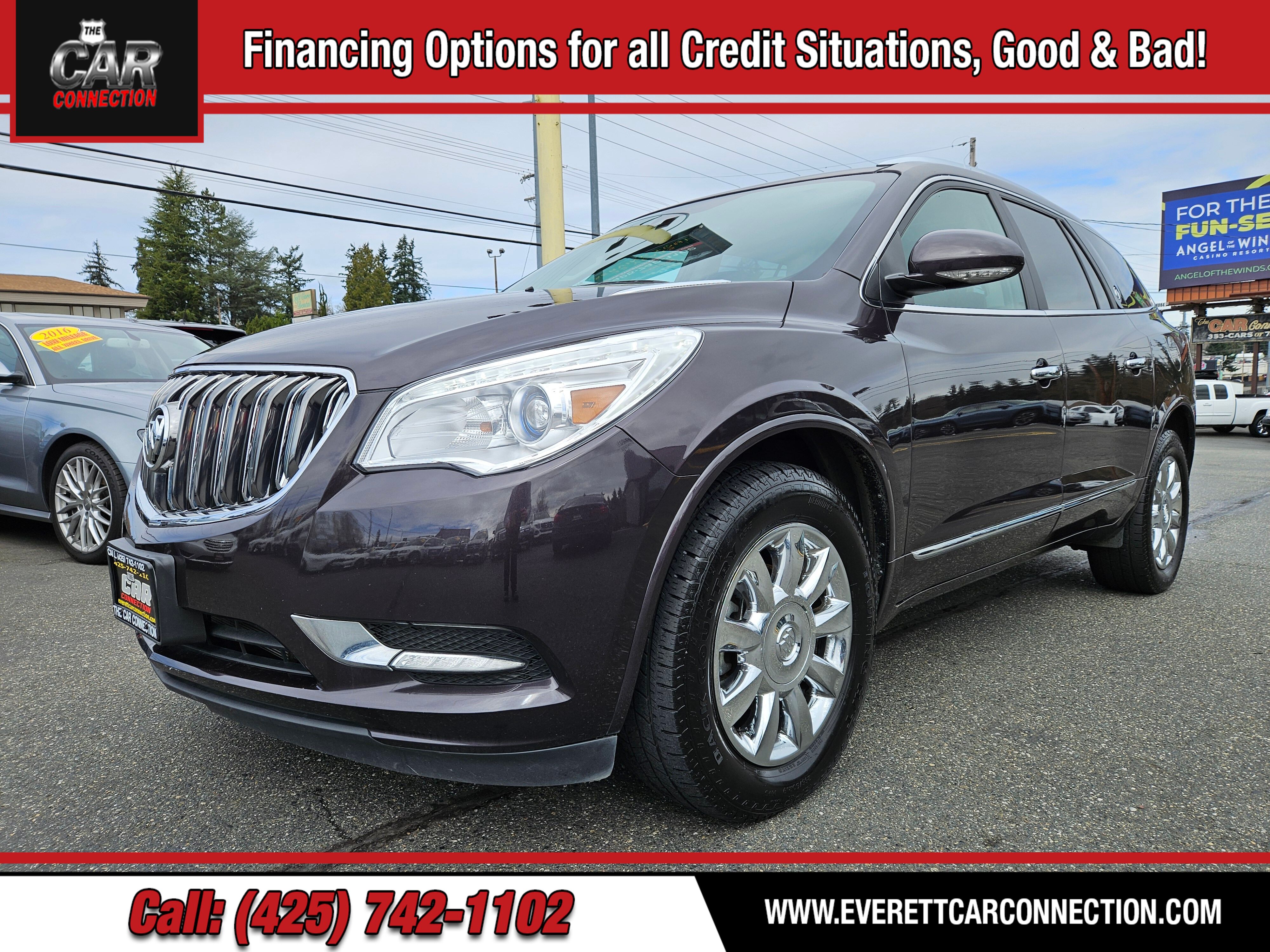 Dark Sapphire Blue Metallic 2015 Buick Enclave Leather AWD SUV / Crossover All-Wheel Drive 6-Speed Automatic