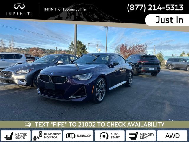 Thundernight Metallic 2022 BMW 2 Series M240i xDrive Coupe AWD Coupe All-Wheel Drive 8-Speed Automatic