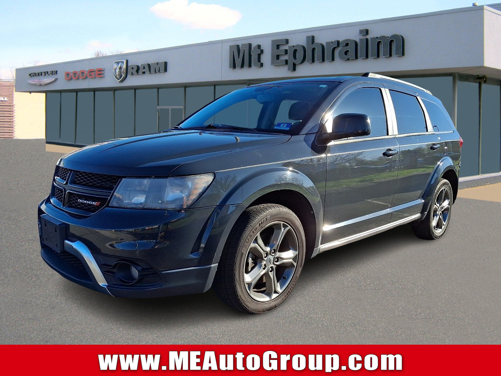 Bruiser Gray Clearcoat - PSQ 2018 Dodge Journey Crossroad FWD SUV / Crossover Front-Wheel Drive 4-Speed Automatic