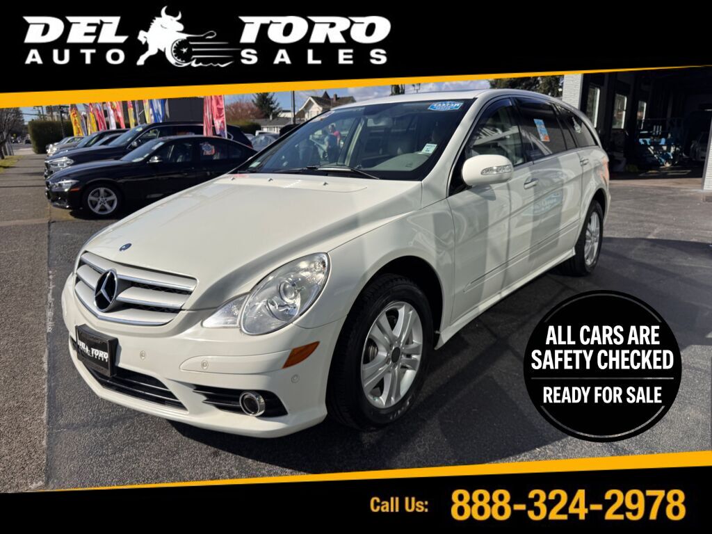 Arctic White 2008 Mercedes-Benz R-Class R 350 4MATIC Wagon All-Wheel Drive 7-Speed Automatic
