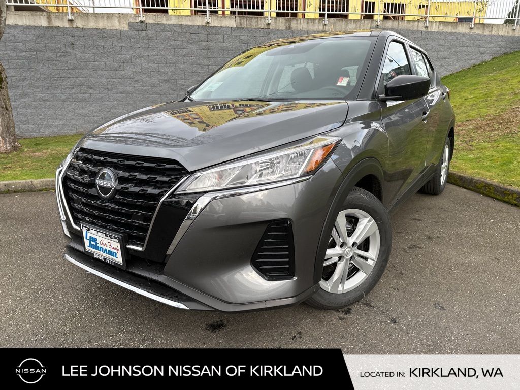 Gray (Gun Metallic) 2024 Nissan Kicks S FWD SUV / Crossover Front-Wheel Drive Continuously Variable Transmission