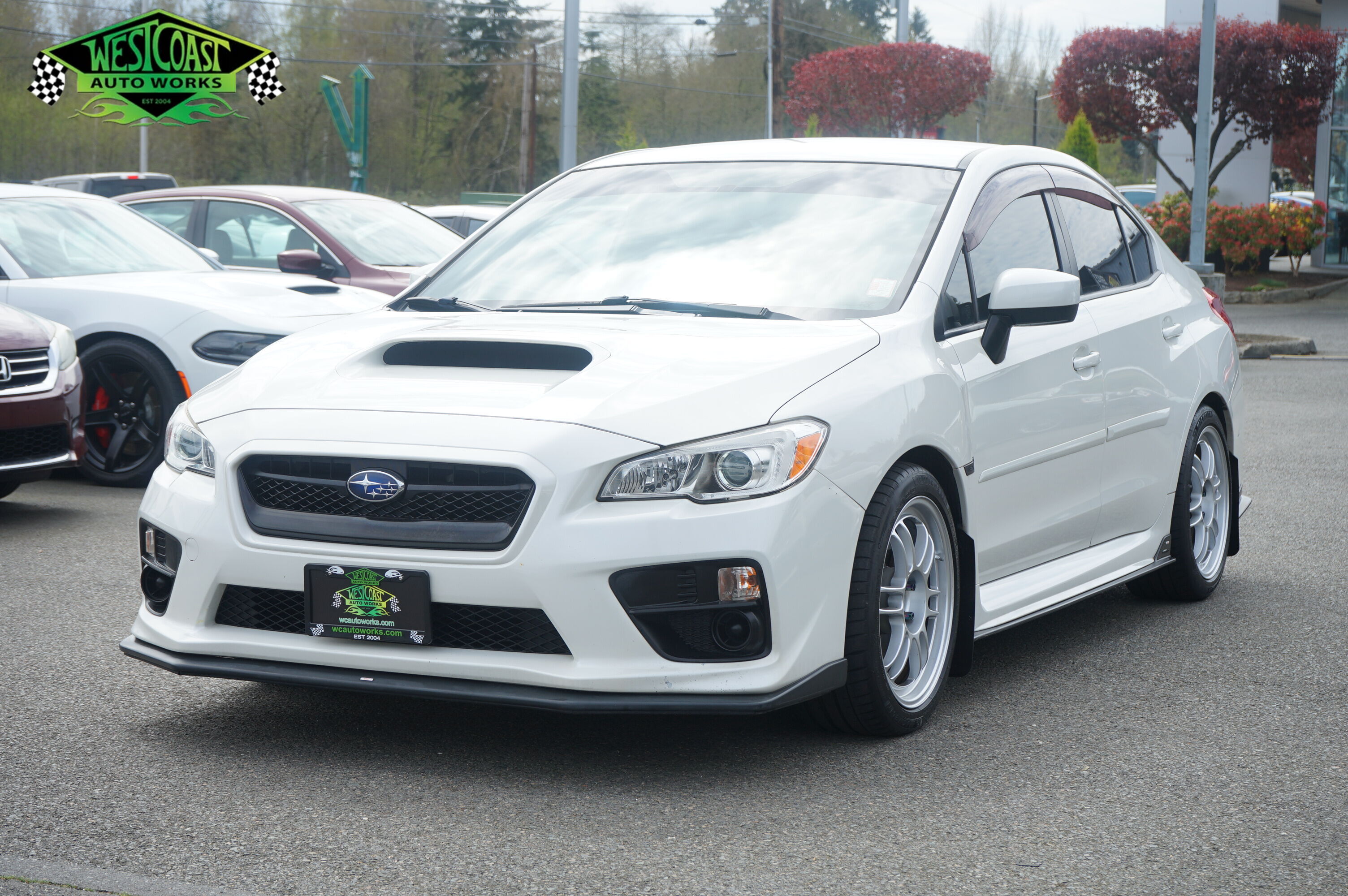 White 2015 Subaru WRX Sedan Sedan All-Wheel Drive 6-Speed Manual