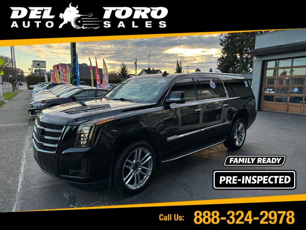 Black Raven 2015 Cadillac Escalade ESV Luxury 4WD SUV / Crossover Four-Wheel Drive 8-Speed Automatic