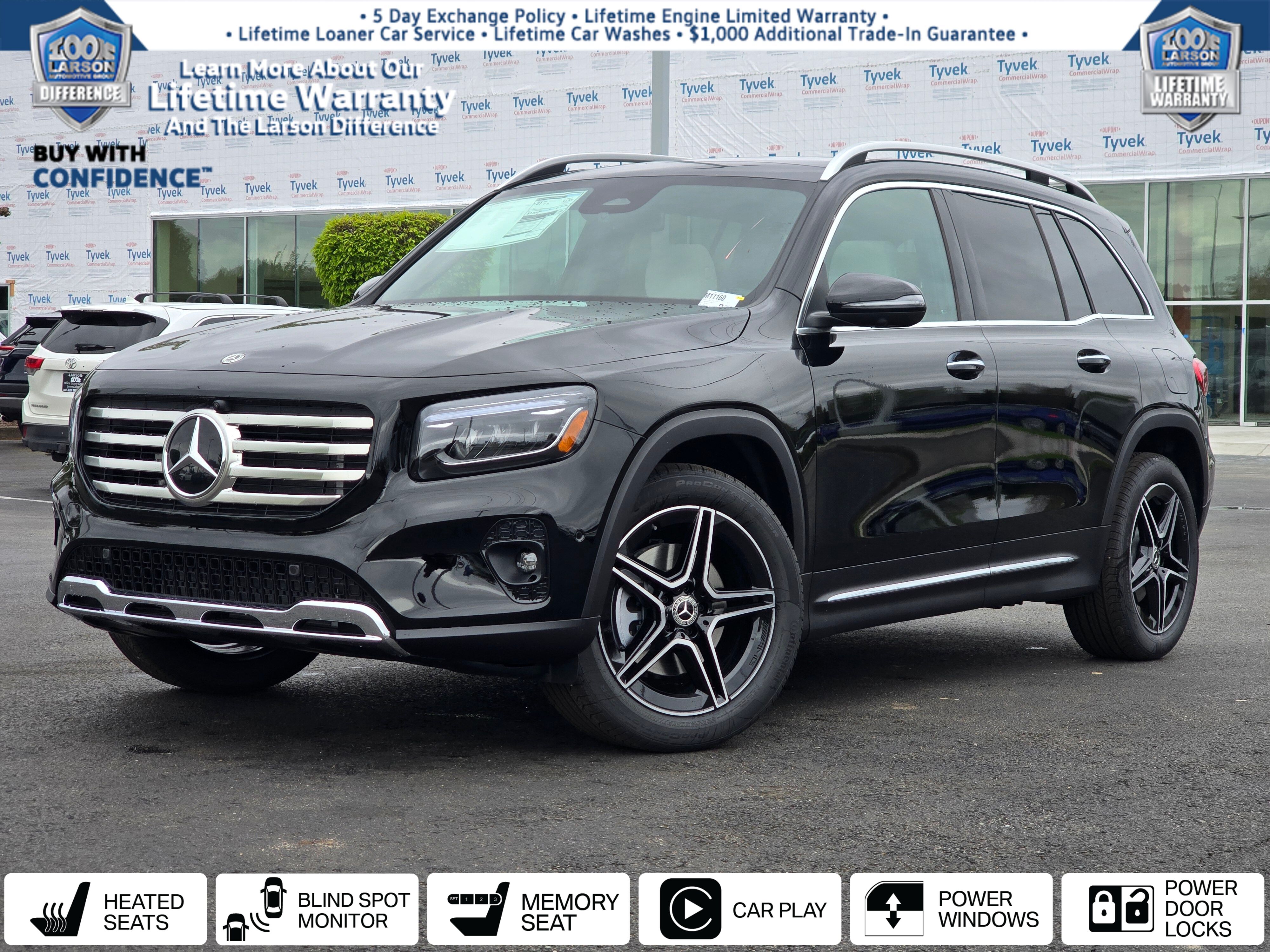 Black 2026 Mercedes-Benz GLB 250 4MATIC SUV / Crossover All-Wheel Drive 8-Speed Dual Clutch
