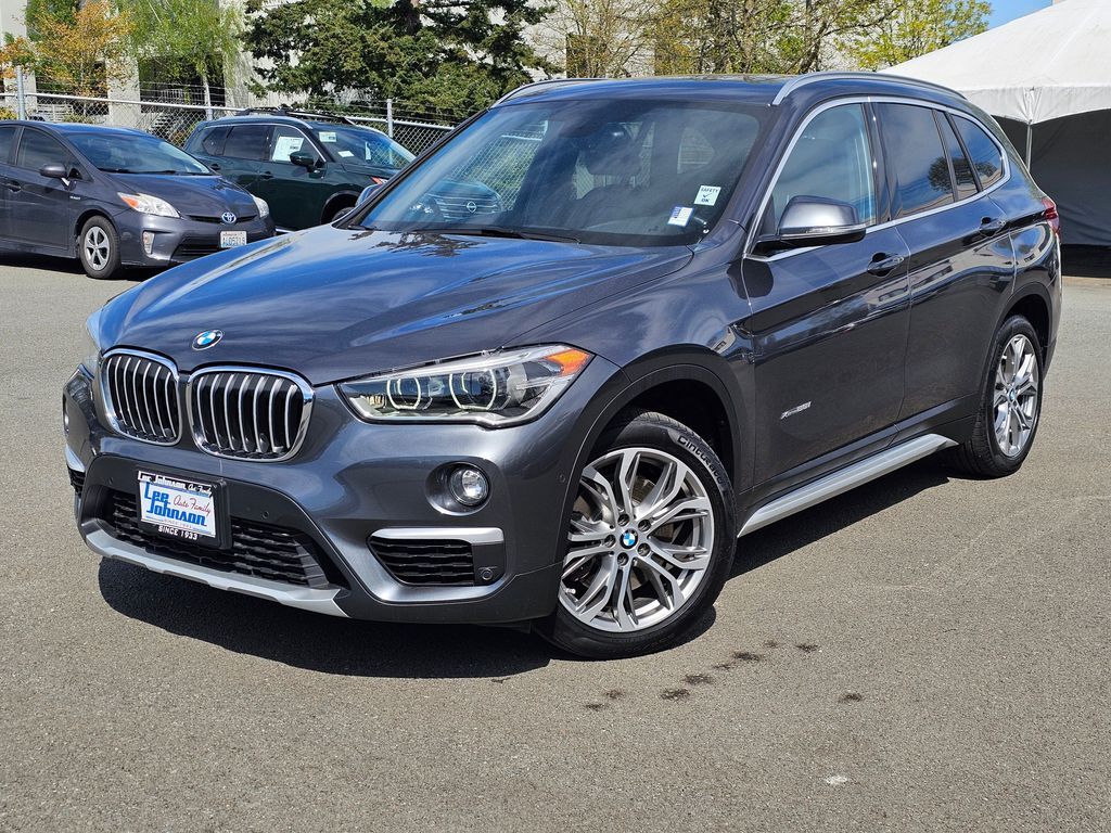 Mineral Gray Metallic 2016 BMW X1 xDrive28i AWD SUV / Crossover All-Wheel Drive 8-Speed Automatic
