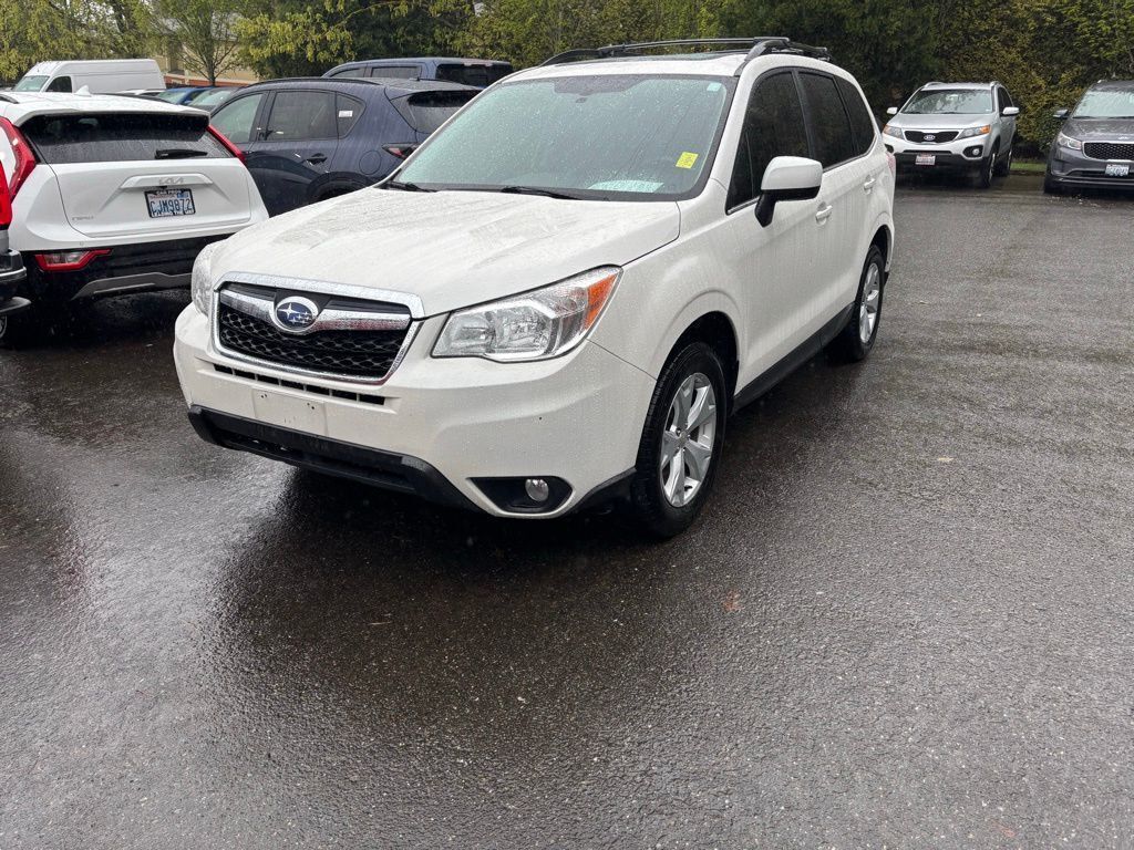 Crystal White Pearl 2016 Subaru Forester 2.5i Limited SUV / Crossover All-Wheel Drive Continuously Variable Transmission