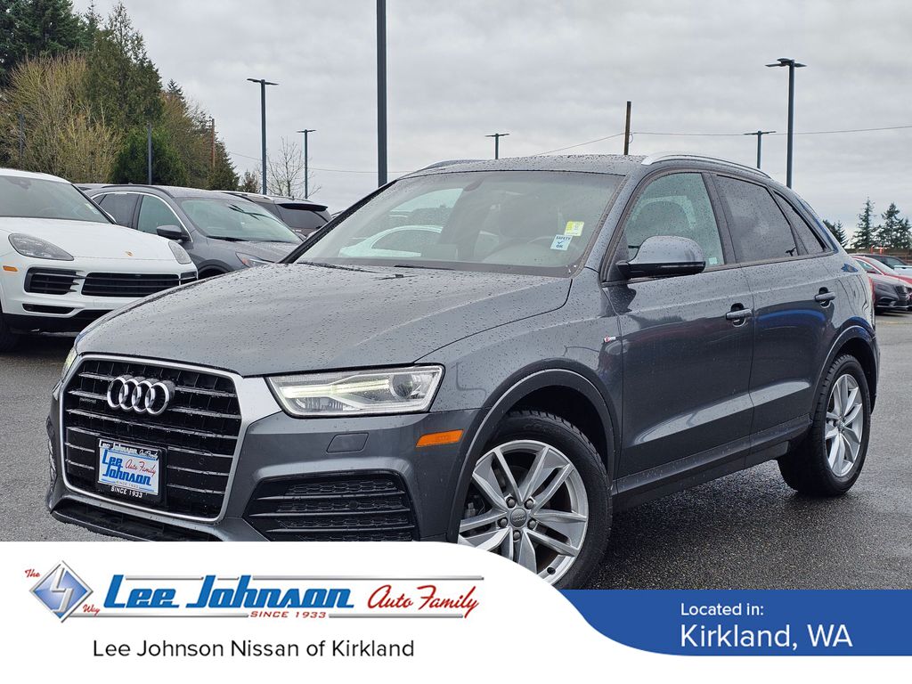Daytona Gray Pearl Effect 2018 Audi Q3 2.0T quattro Premium SUV / Crossover All-Wheel Drive 6-Speed Automatic