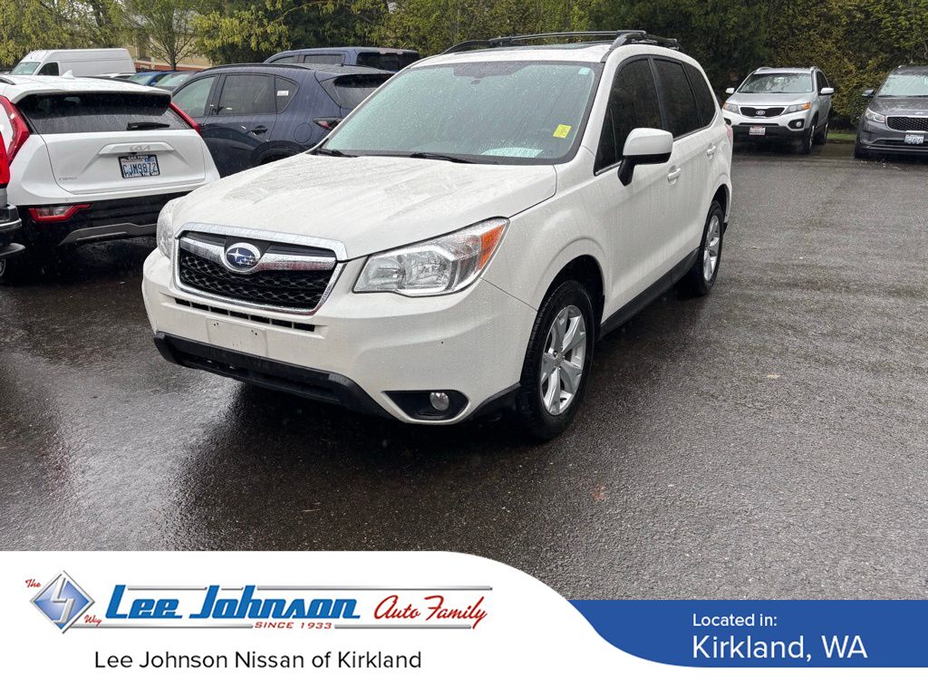 Crystal White Pearl 2016 Subaru Forester 2.5i Limited SUV / Crossover All-Wheel Drive Continuously Variable Transmission