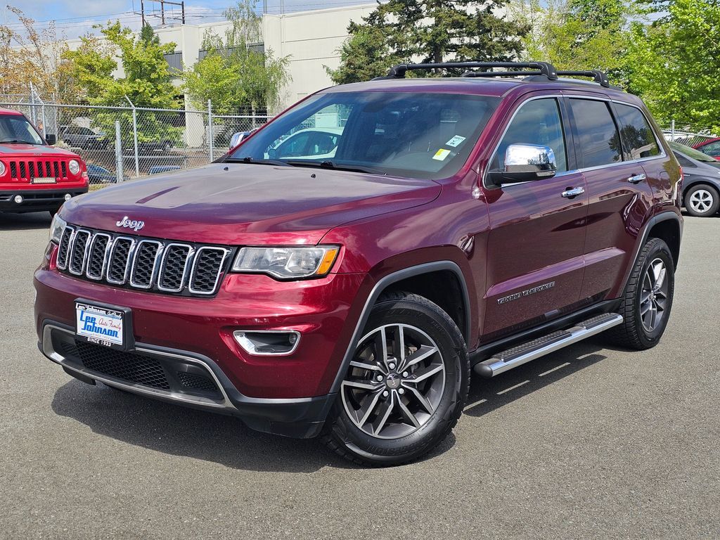 Velvet Red Pearlcoat 2017 Jeep Grand Cherokee Limited 4WD SUV / Crossover Four-Wheel Drive 8-Speed Automatic
