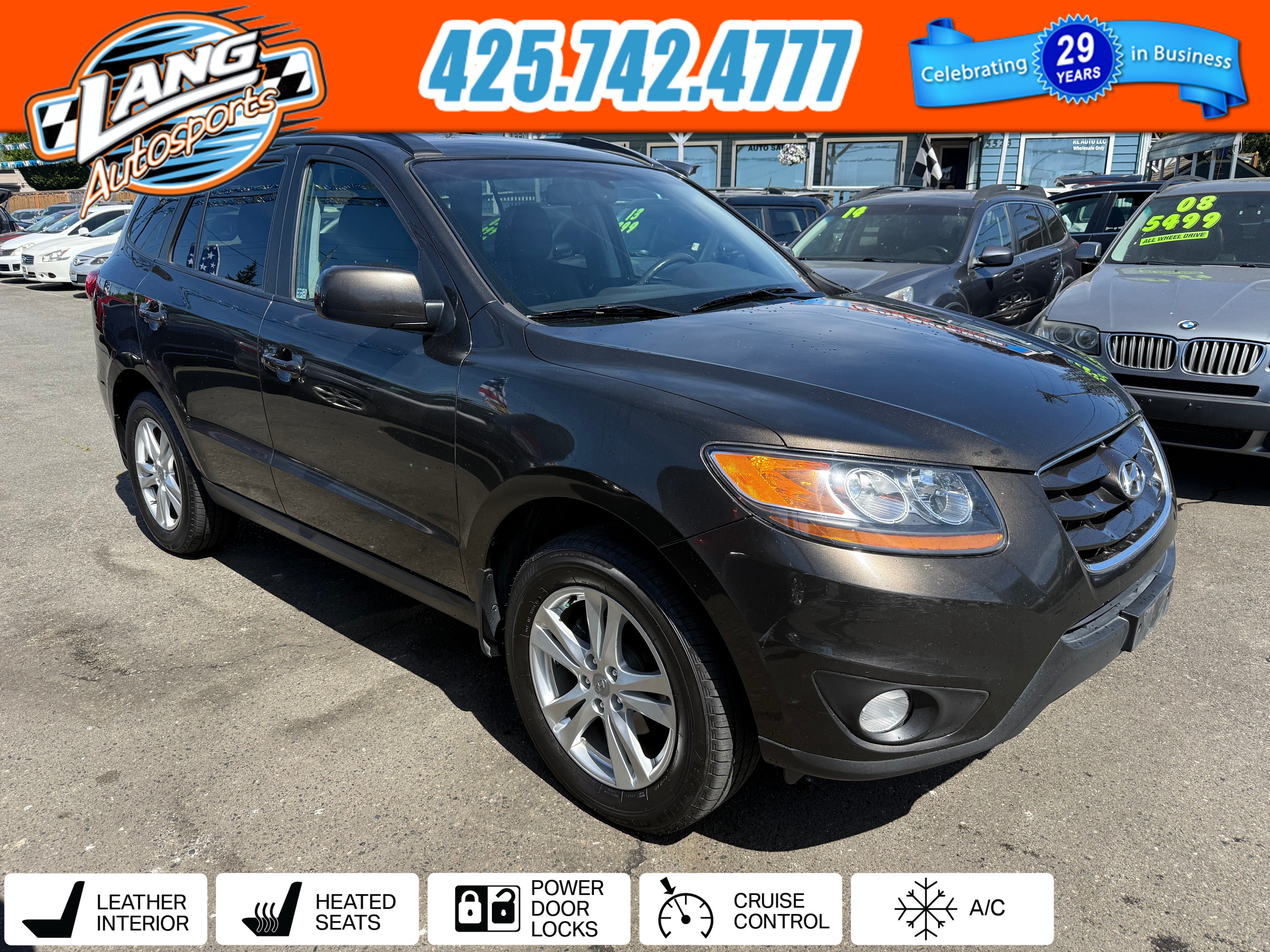 Espresso Brown 2011 Hyundai Santa Fe 3.5L SE AWD SUV / Crossover All-Wheel Drive 6-Speed Automatic