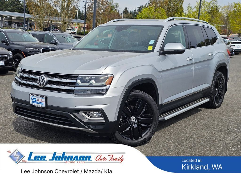 Reflex Silver Metallic 2019 Volkswagen Atlas SEL Premium 4Motion SUV / Crossover All-Wheel Drive 8-Speed Automatic