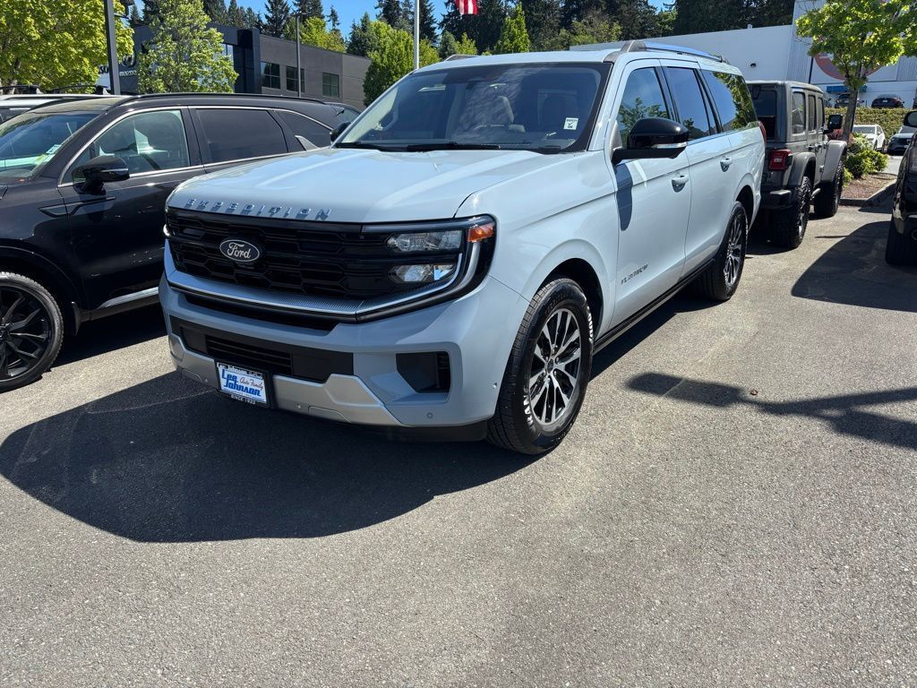 Glacier Gray Metallic TriCoat 2025 Ford Expedition MAX Platinum 4WD SUV / Crossover Four-Wheel Drive Automatic