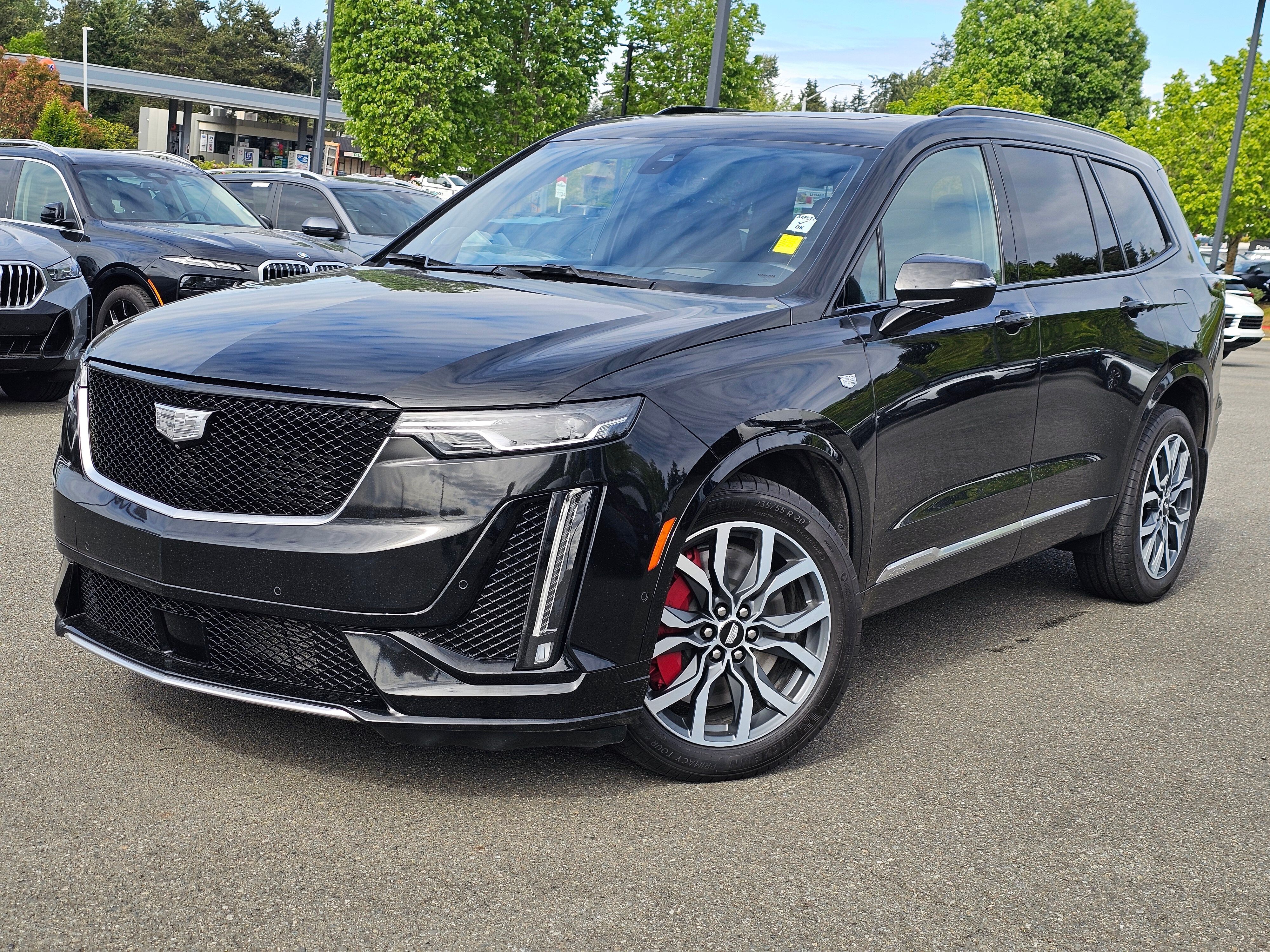 Stellar Black Metallic 2024 Cadillac XT6 Sport AWD SUV / Crossover Four-Wheel Drive 9-Speed Automatic