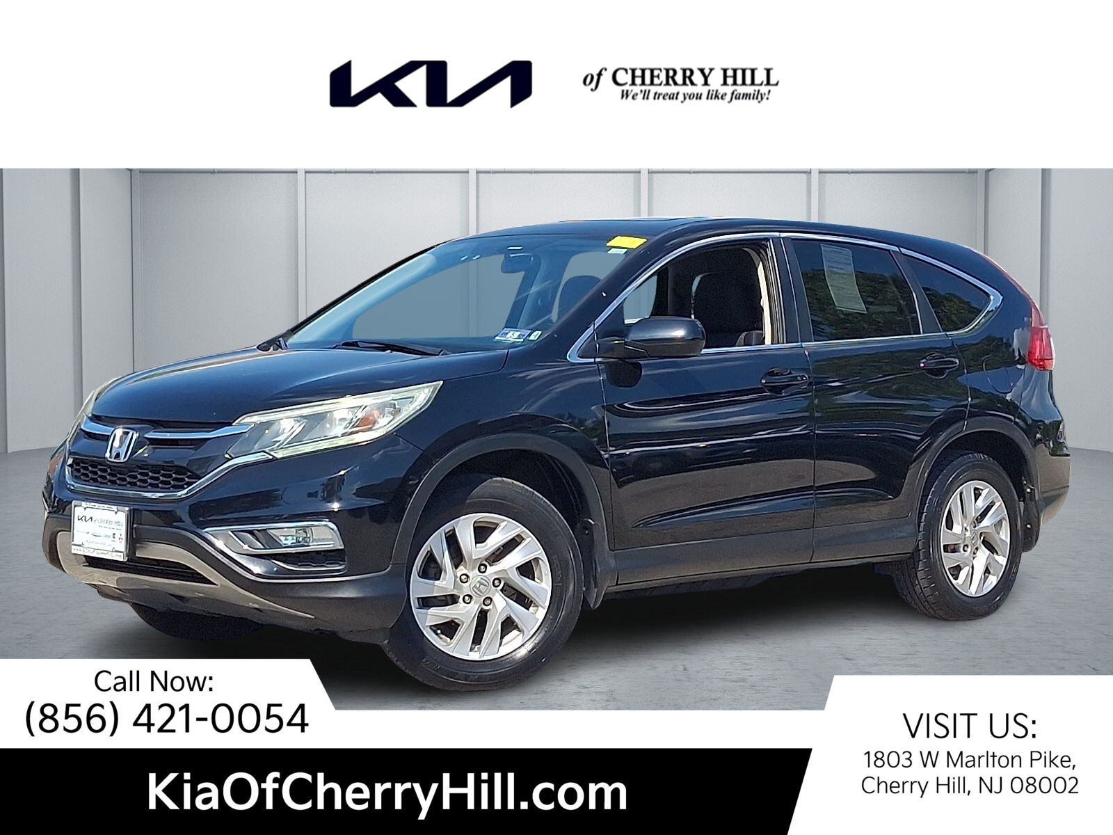 Crystal Black Pearl - BK 2015 Honda CR-V EX AWD SUV / Crossover All-Wheel Drive Continuously Variable Transmission