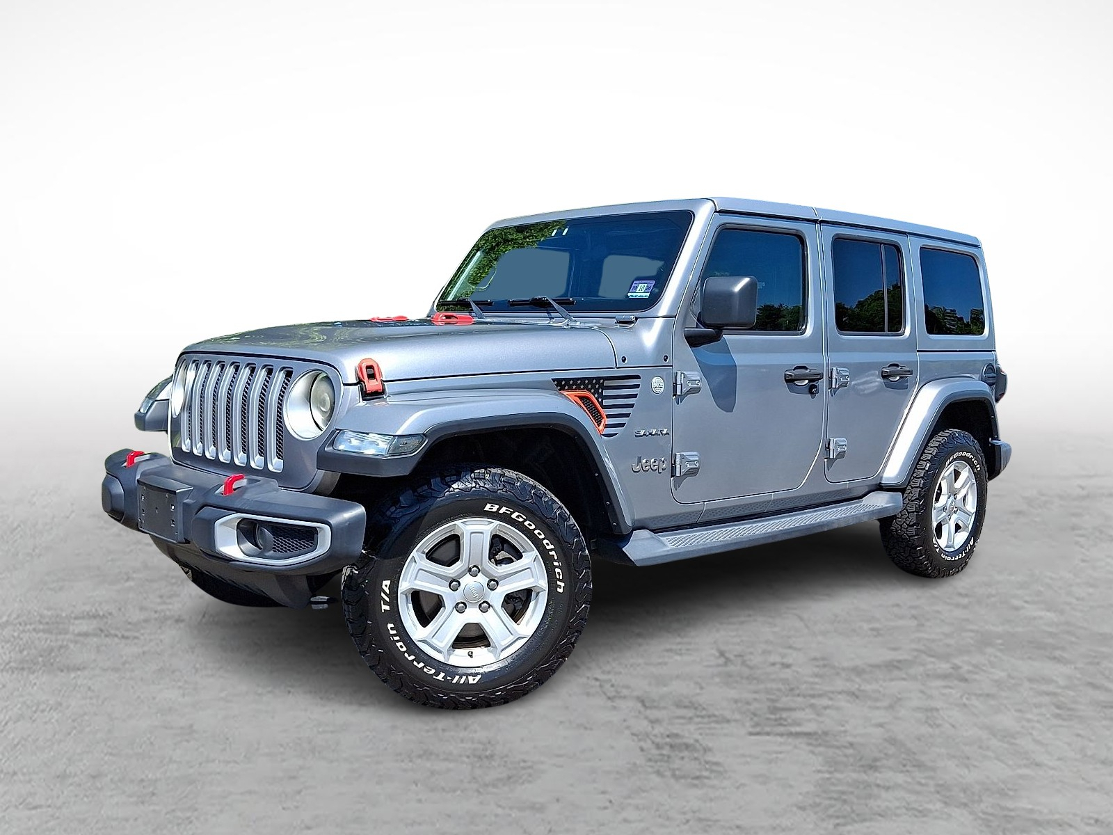 Billet Silver Metallic Clearcoat 2019 Jeep Wrangler Unlimited Sahara 4WD SUV / Crossover Four-Wheel Drive 8-Speed Automatic