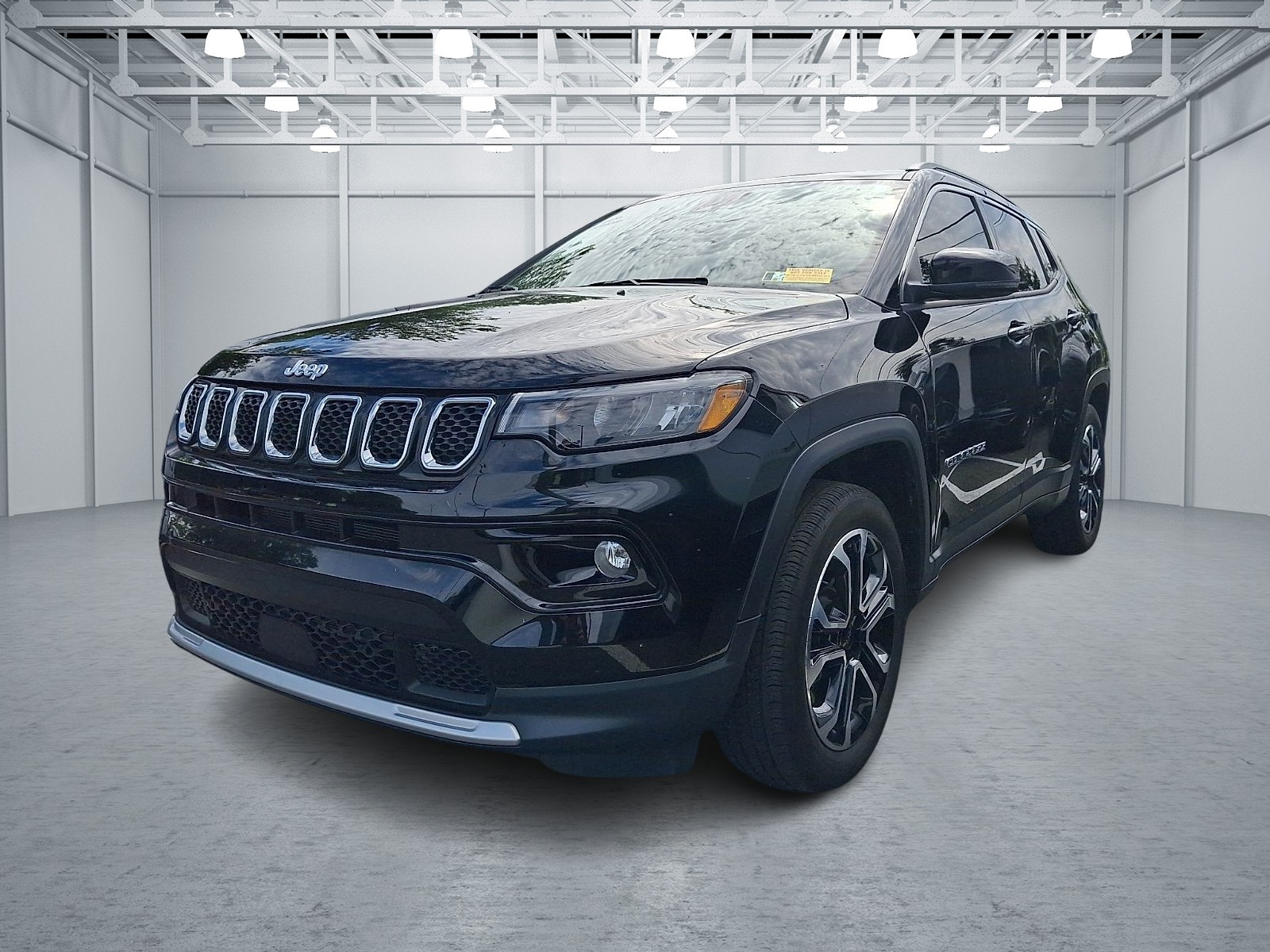 Diamond Black Crystal Pearlcoat 2023 Jeep Compass Limited 4WD SUV / Crossover Four-Wheel Drive 8-Speed Automatic