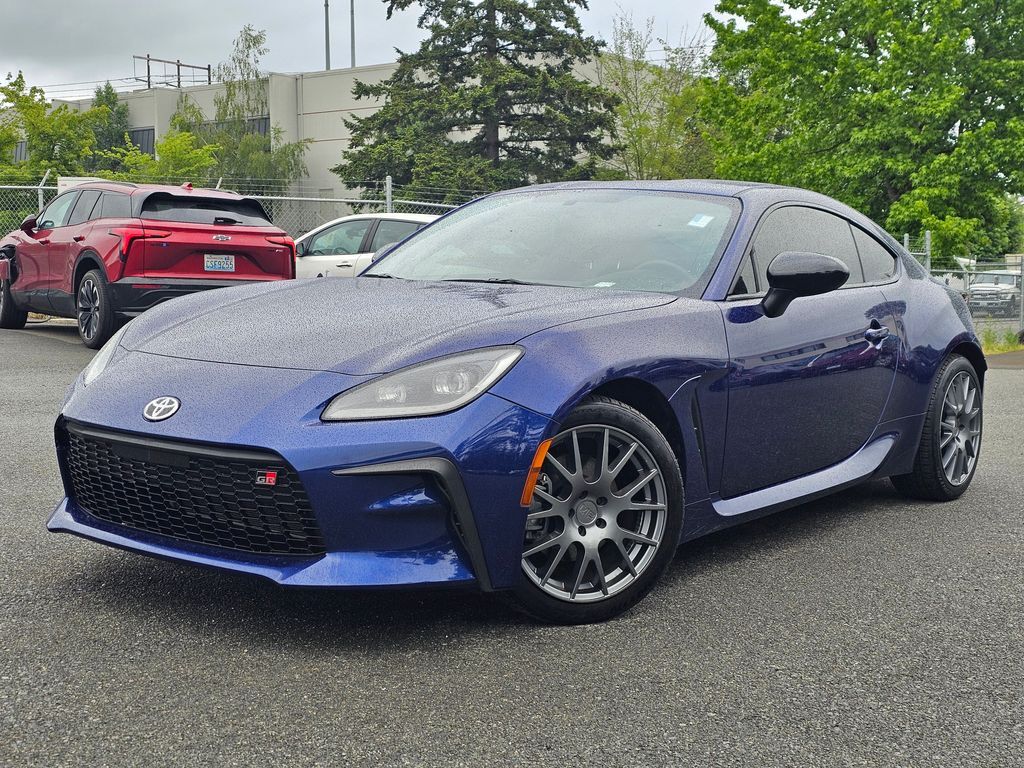 Trueno Blue 2022 Toyota GR86 Coupe Rear-Wheel Drive 6-Speed Manual