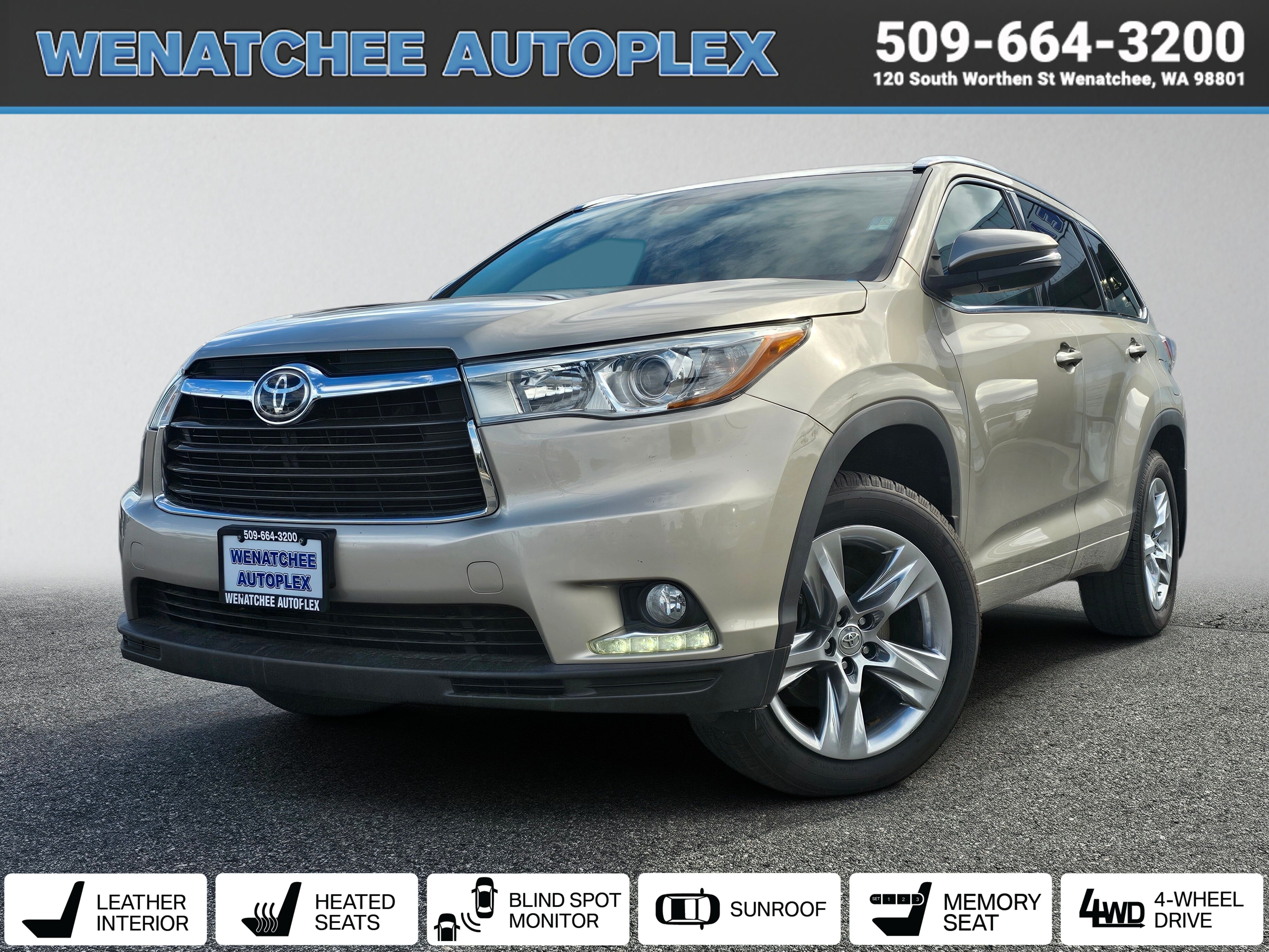 2014 Toyota Highlander Limited Platinum AWD