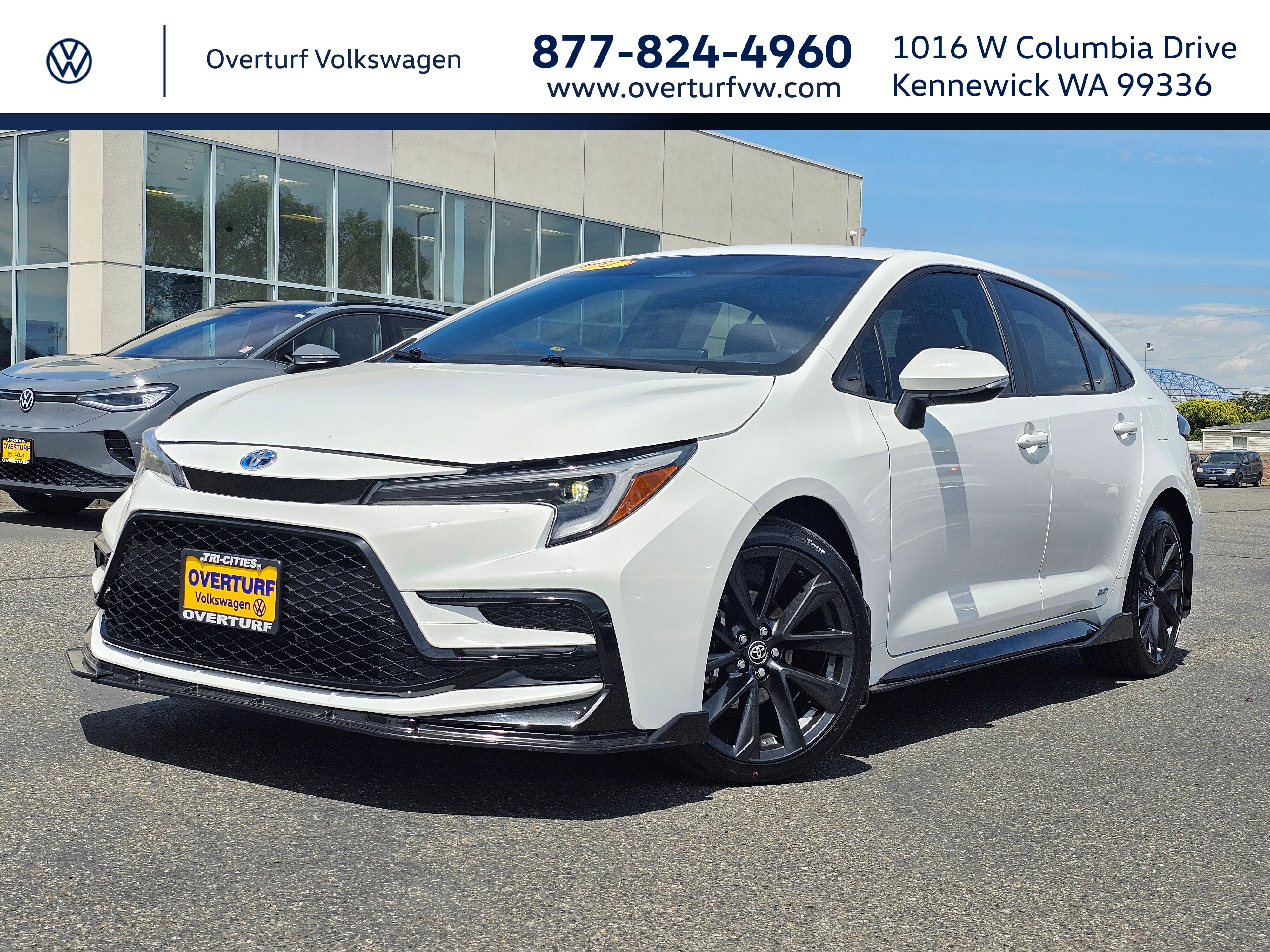 Ice Cap 2024 Toyota Corolla Hybrid SE AWD Sedan All-Wheel Drive Continuously Variable Transmission